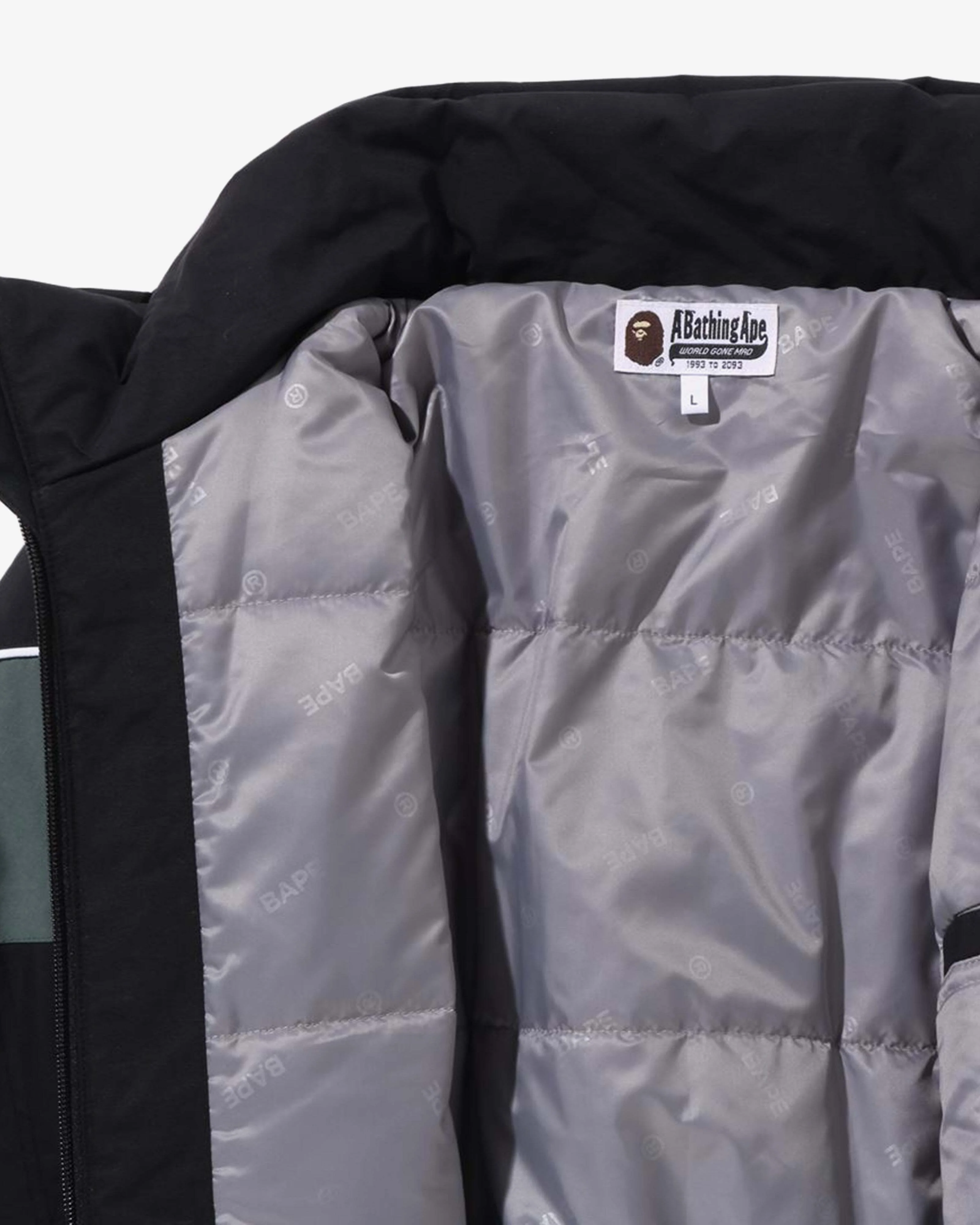 A BATHING APE® - Bape Football Jacket - (Black) - Image 7