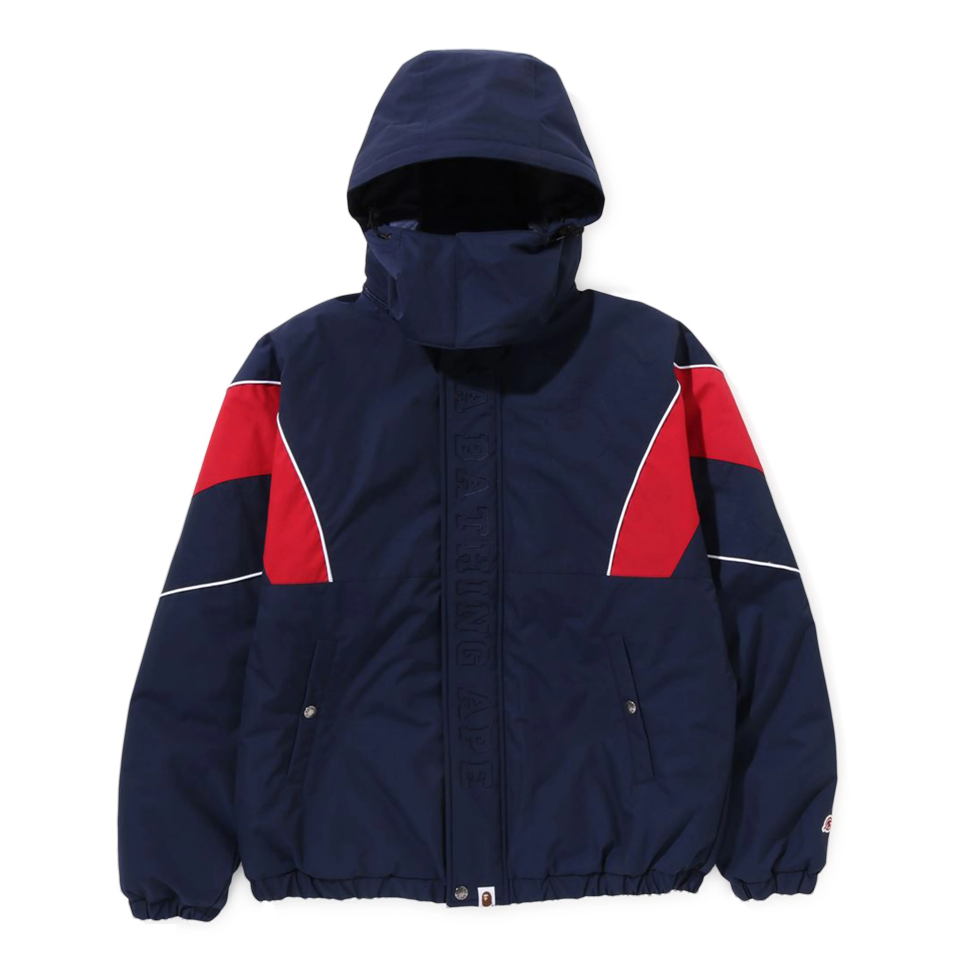 A BATHING APE® - Bape Football Jacket - (Navy)