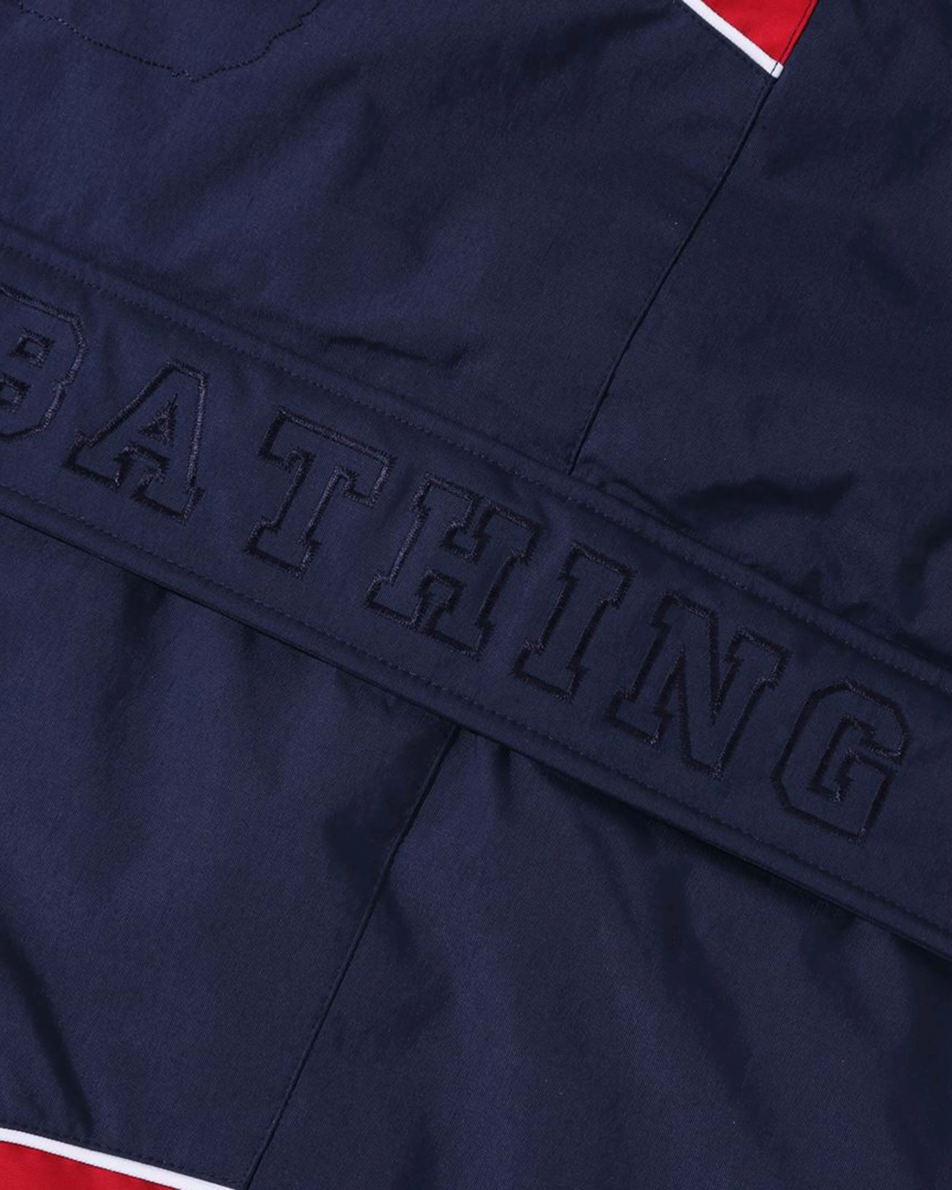 A BATHING APE® - Bape Football Jacket - (Navy) - Image 4