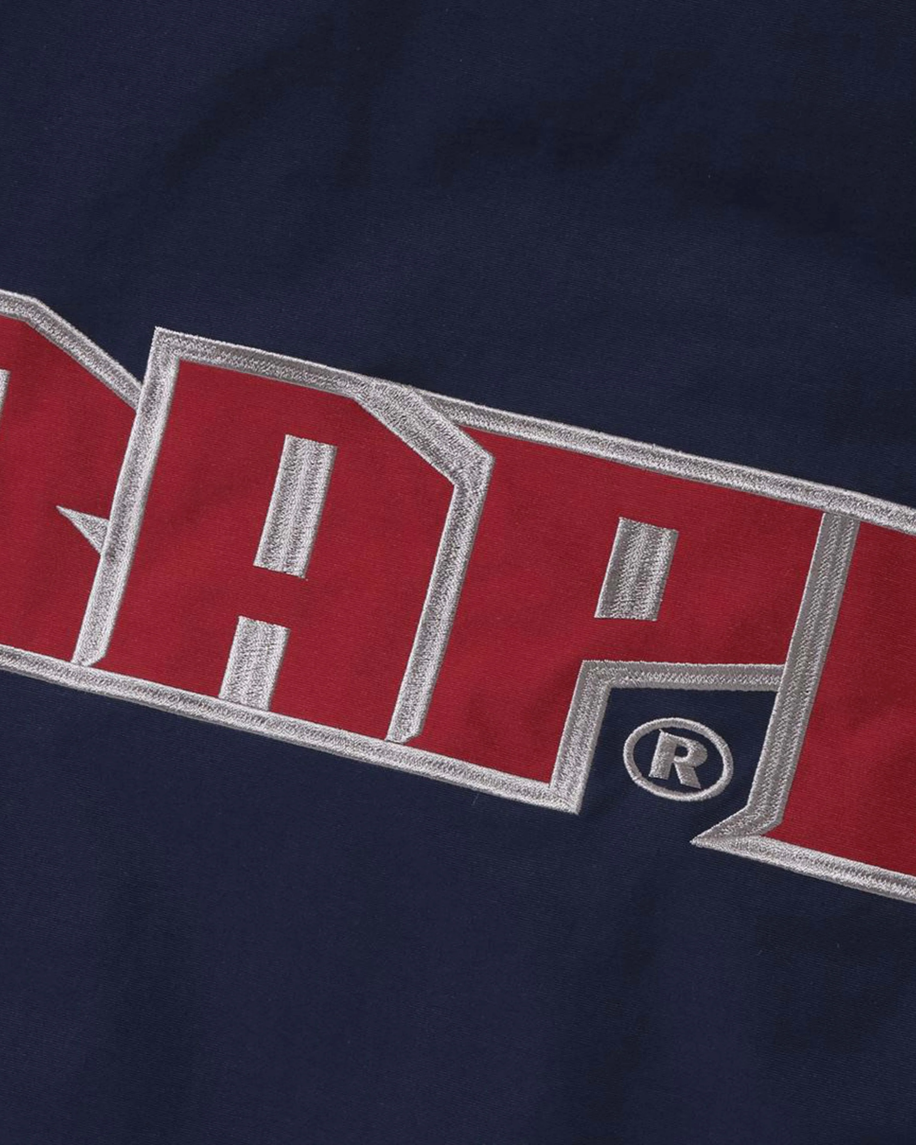 A BATHING APE® - Bape Football Jacket - (Navy) - Image 6