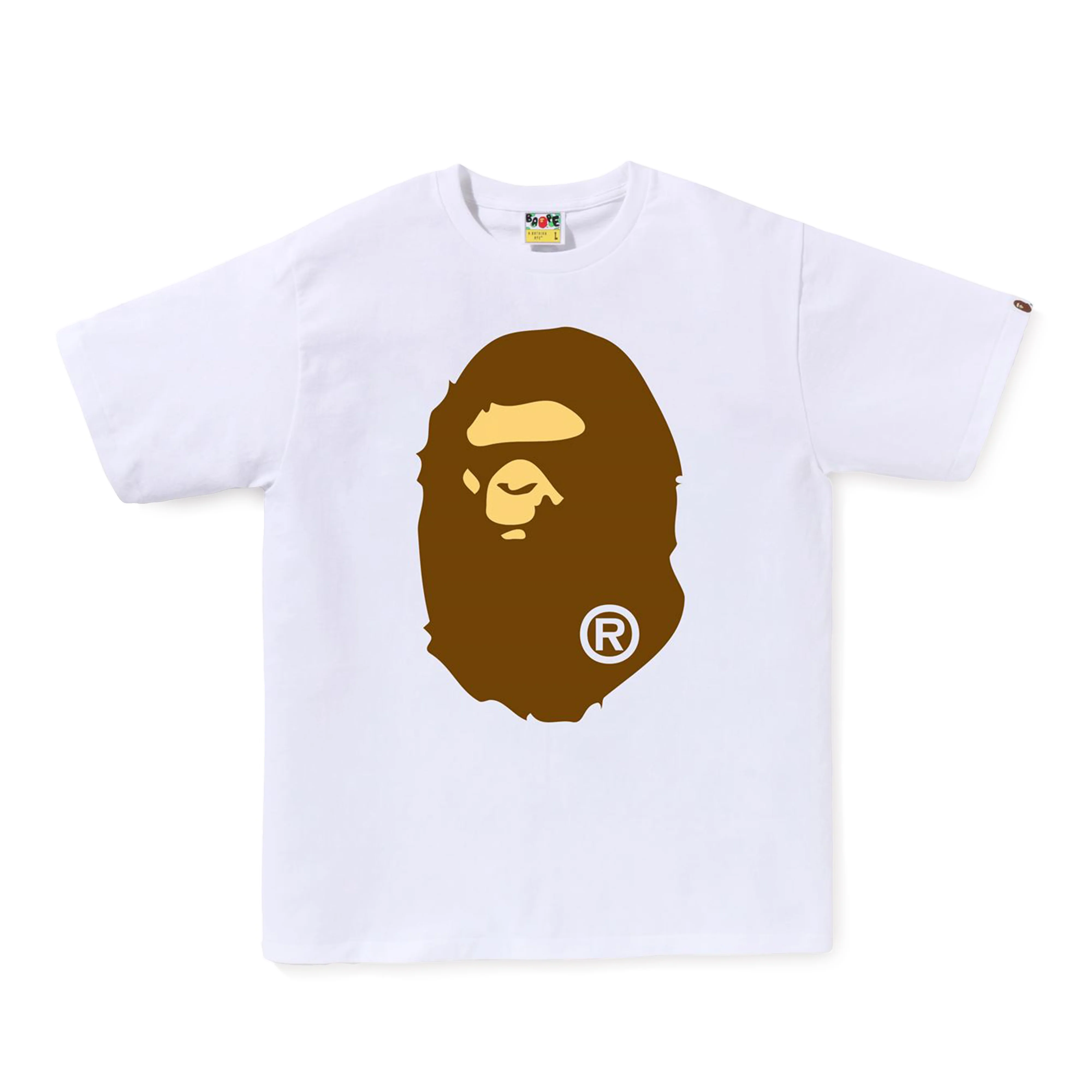 A BATHING APE® - Big Ape Head Tee - (White)