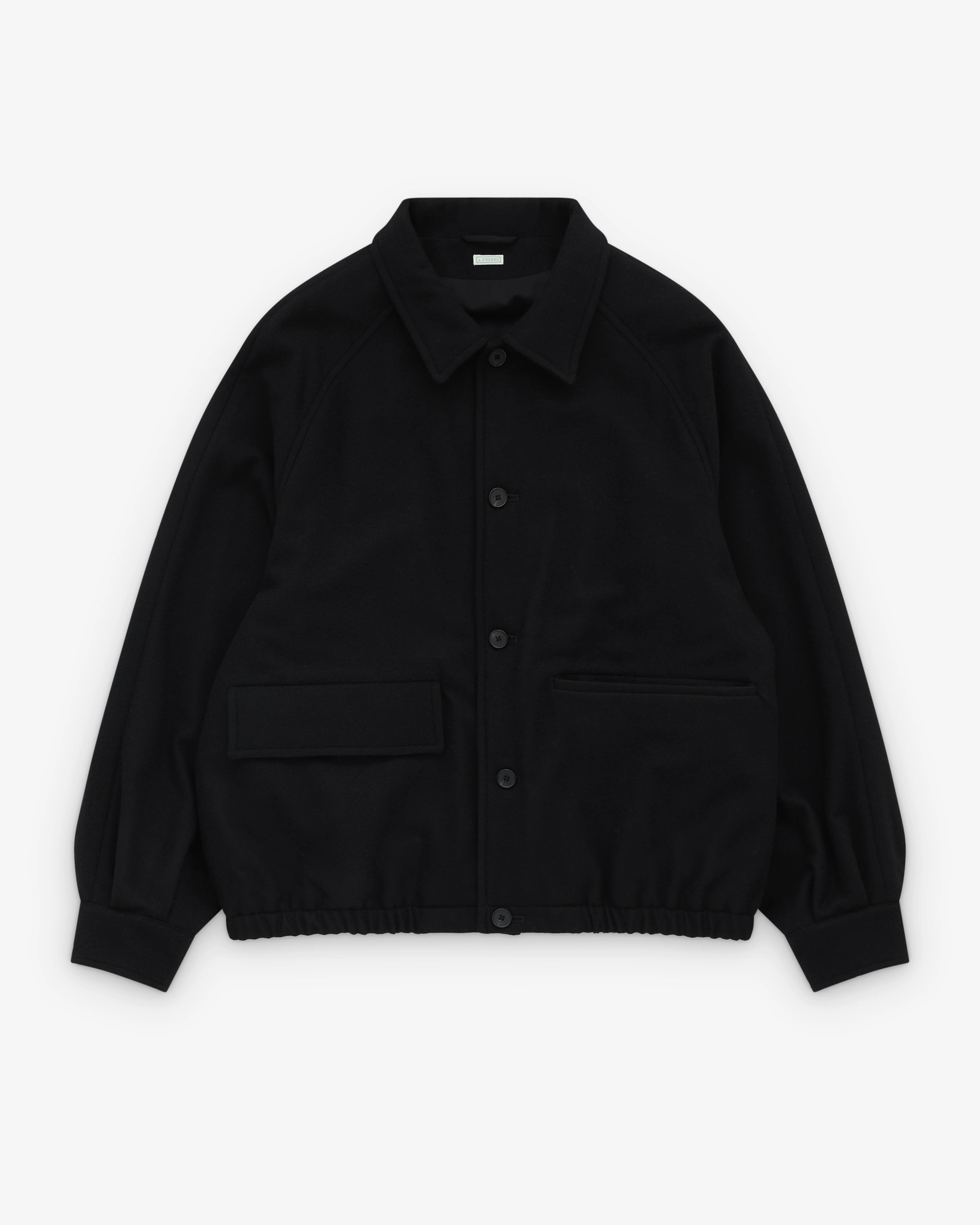 A.Presse - Men's Lightweight Cashmere Blouson - (Black)