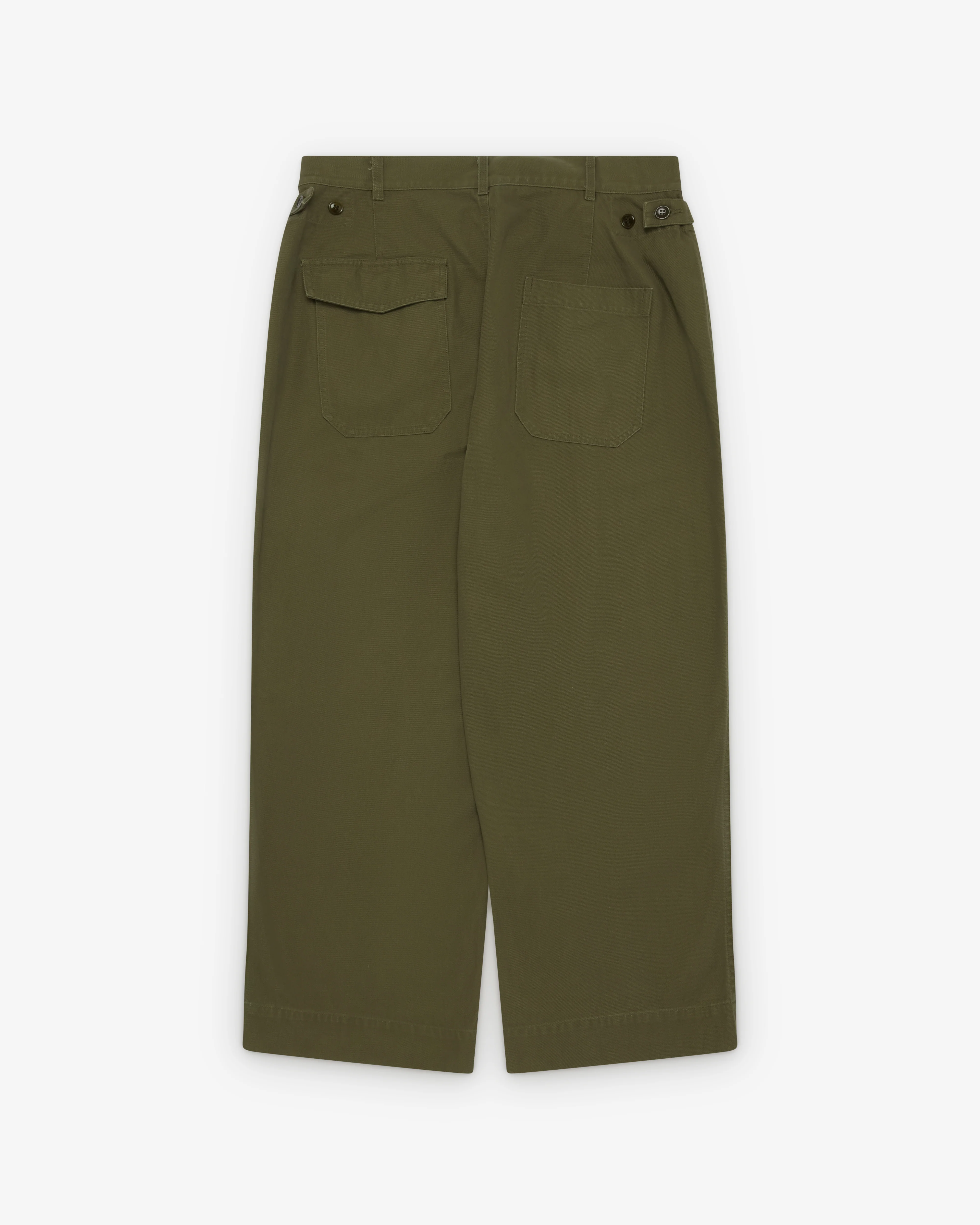 A.Presse - Men's USAF Hemmed Bottoms - (Olive) - Image 2