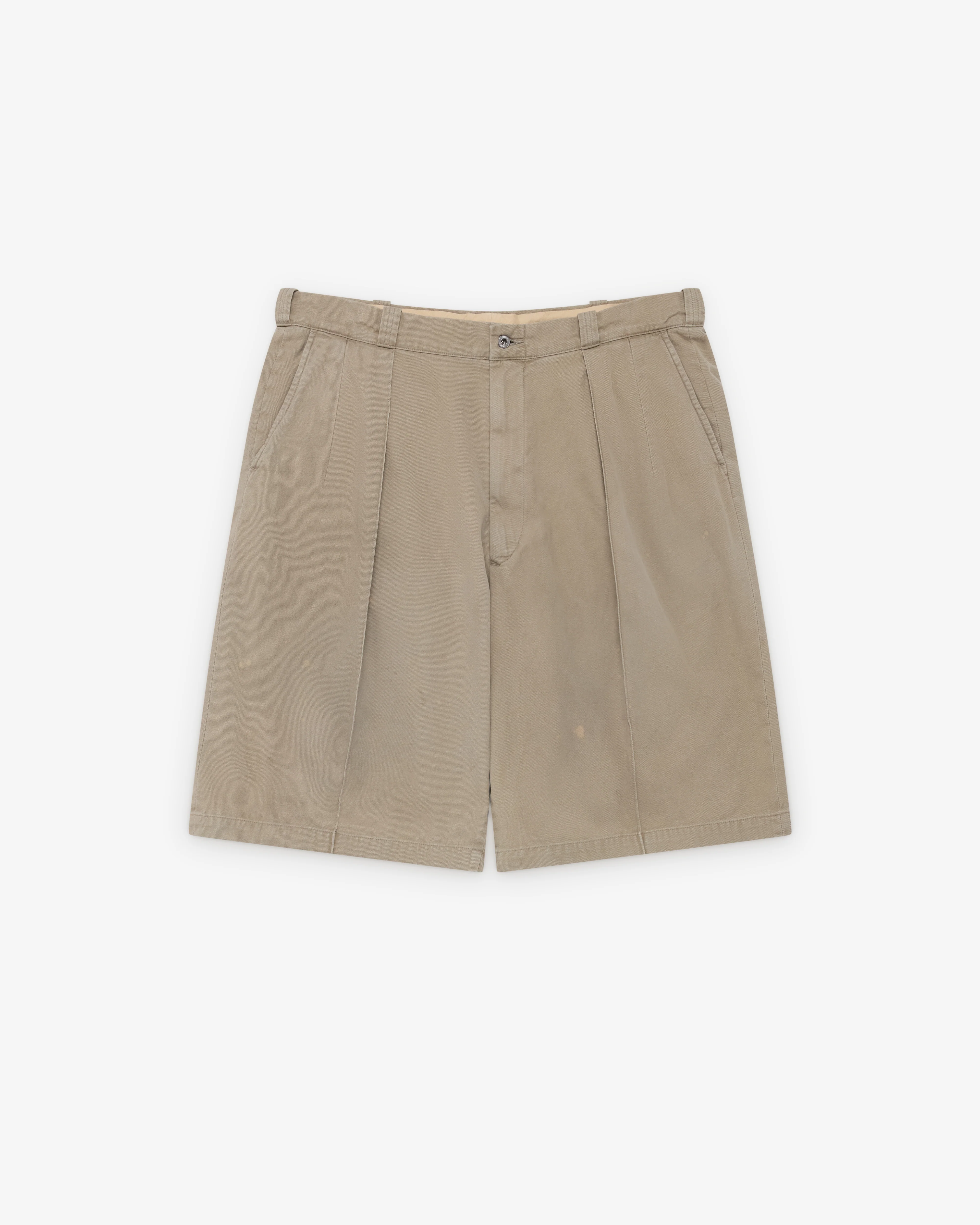 A.Presse - Men's Vintage Chino Shorts - (Greige)