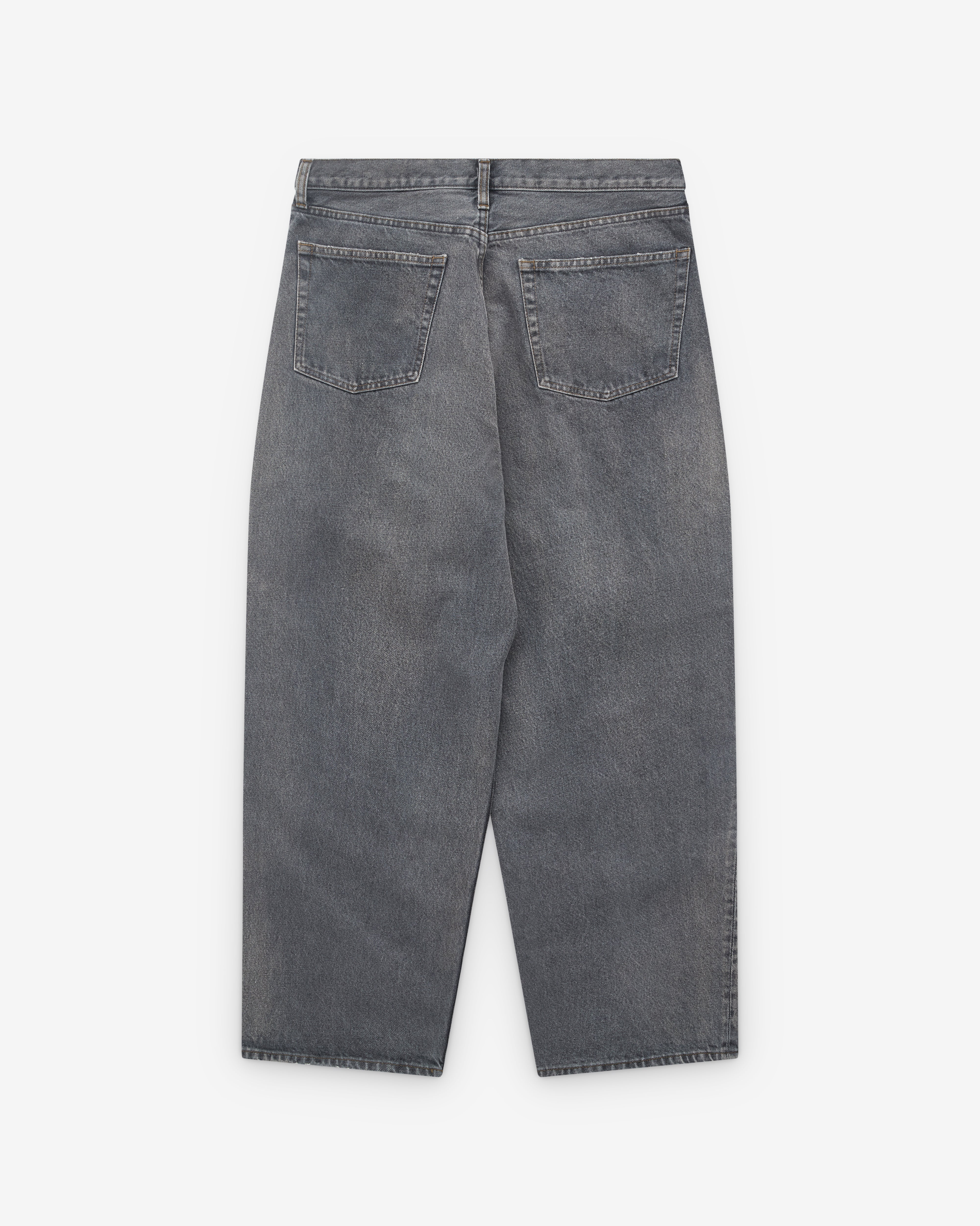 A.Presse - Men’s Vintage Gray Denim Pants - (Grey) - Image 2