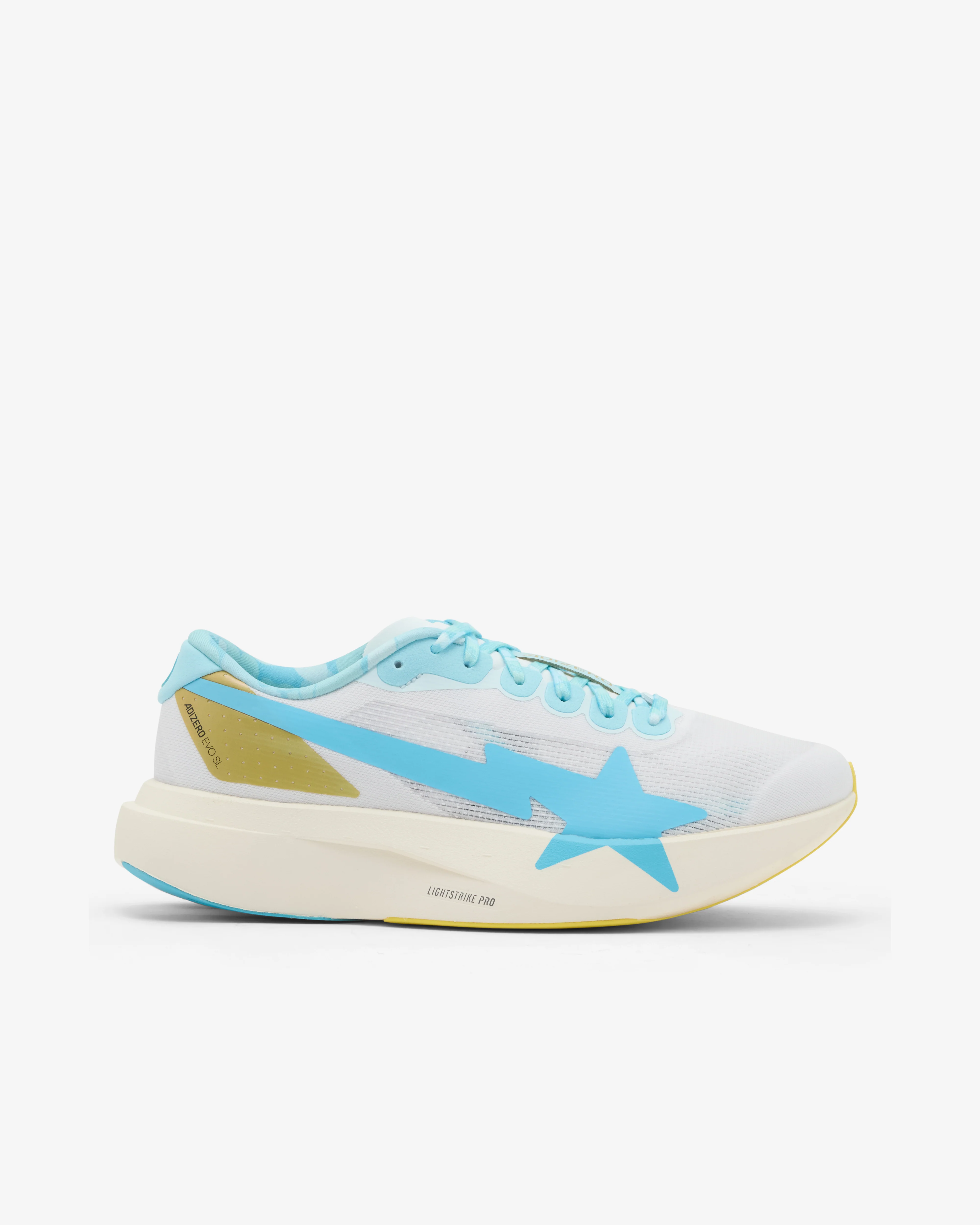Adidas - Men's Bape Adizero EVO SL - (Blue/Pink/Gold)