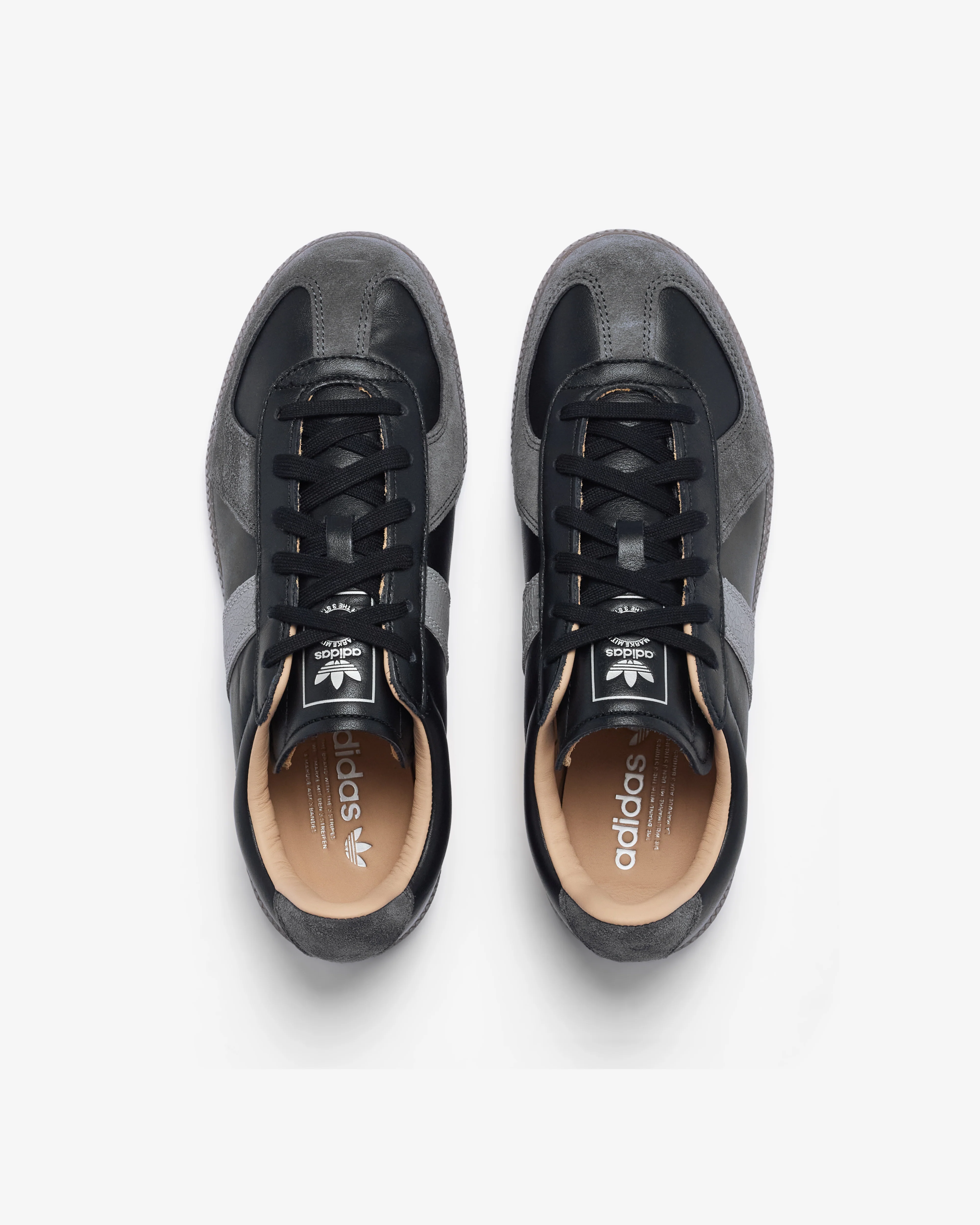 Adidas - Men's BW Army Trainers - (Black/Grey/Gum) - Image 5