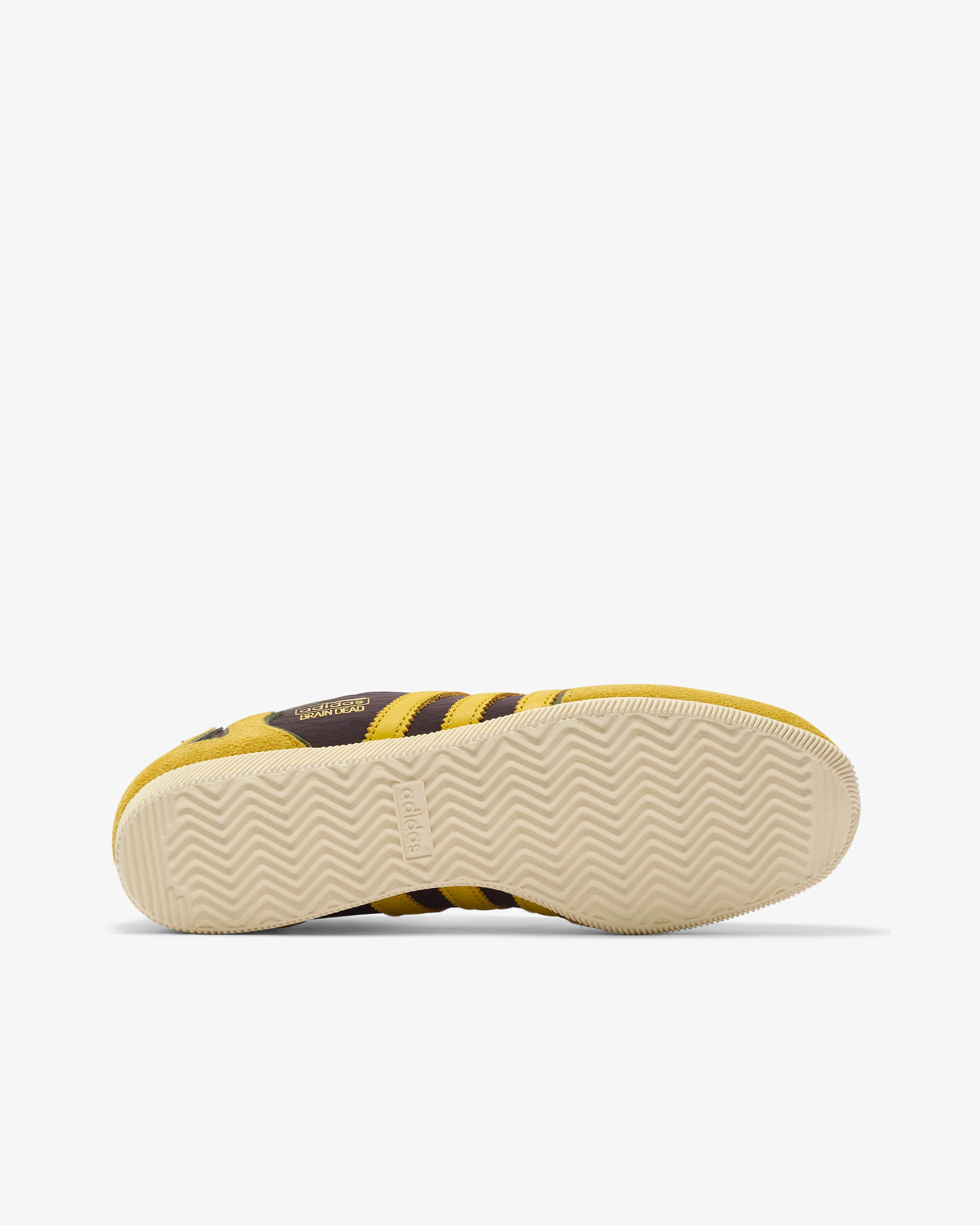 Adidas - Men’s Brain Dead Japan Lo - (Shadow Brown/Hazy Yellow) - Image 5