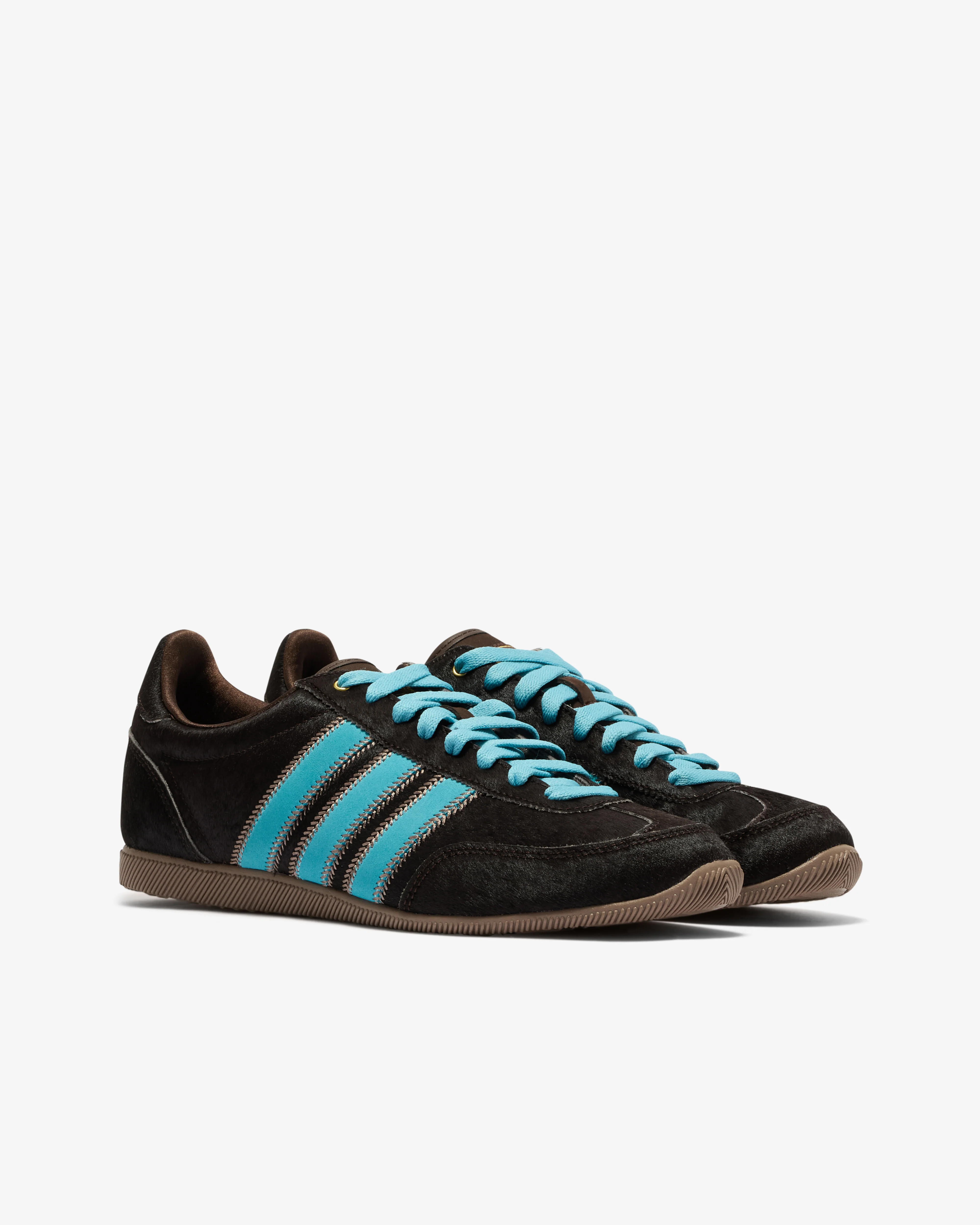 Adidas - Men's Japan Trainer - (Dark Brown/Preloved Blue) - Image 3
