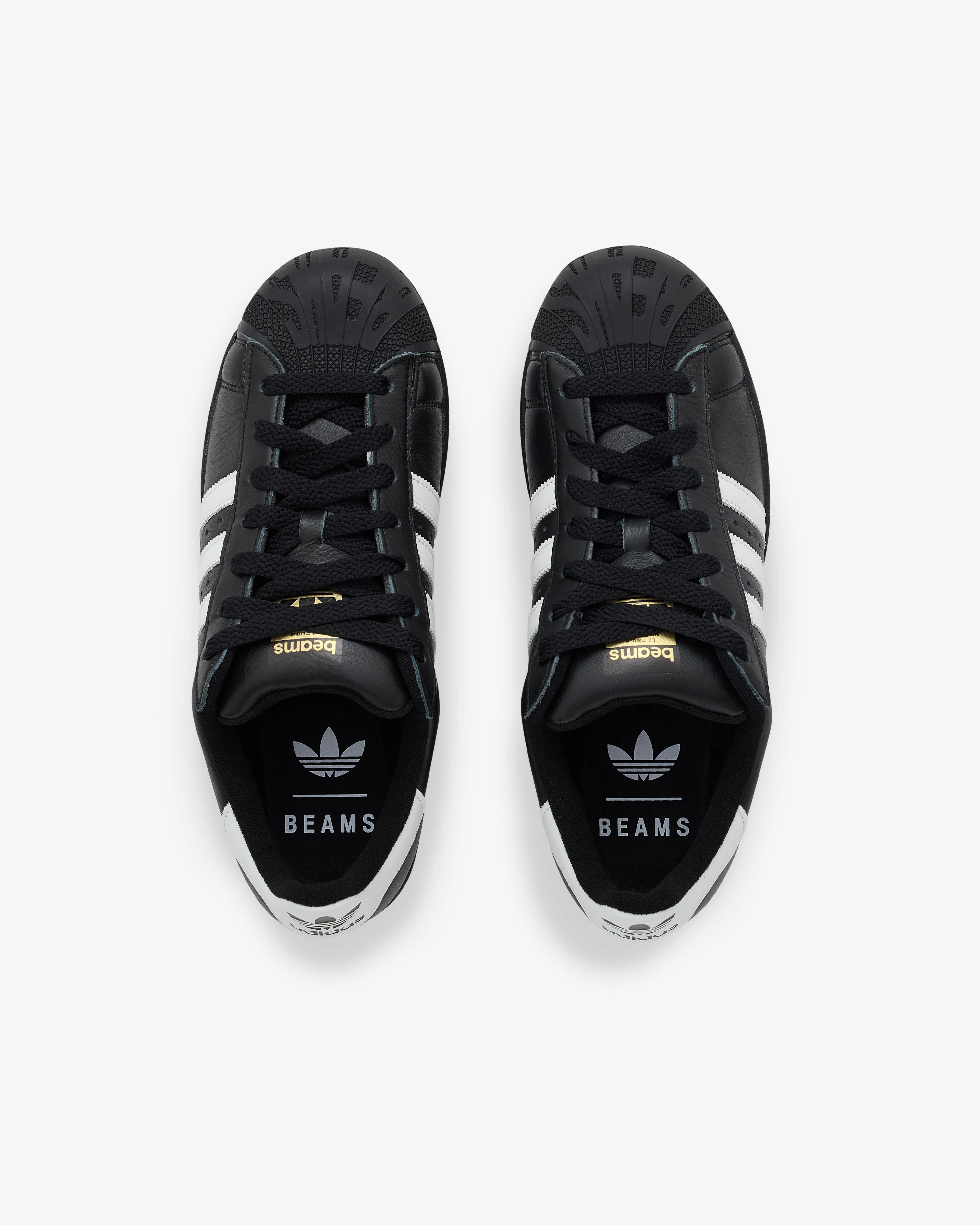 Adidas - Men’s Beams Superstar - (Black/White) - Image 5