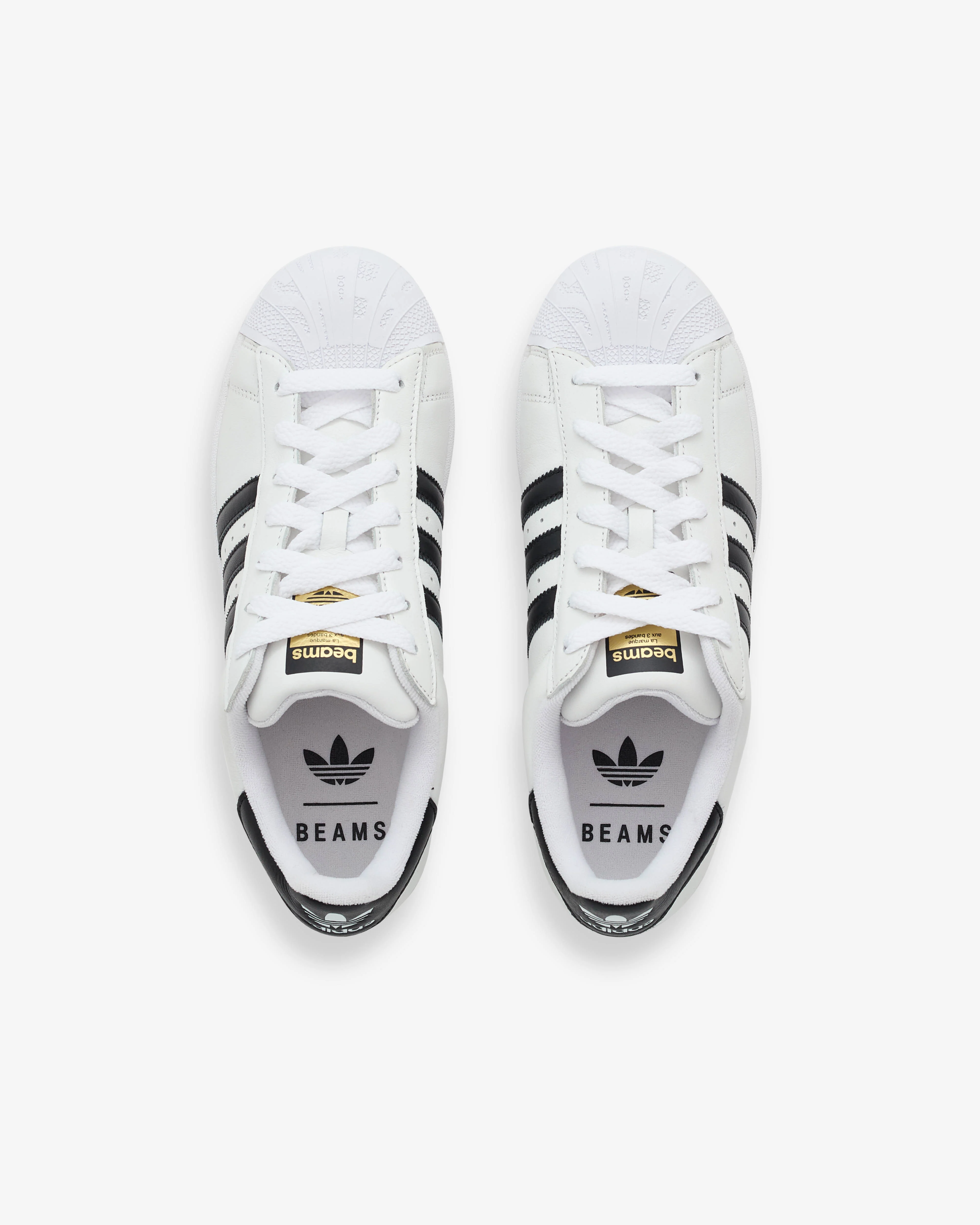 Adidas - Men’s Beams Superstar - (White/Black) - Image 5
