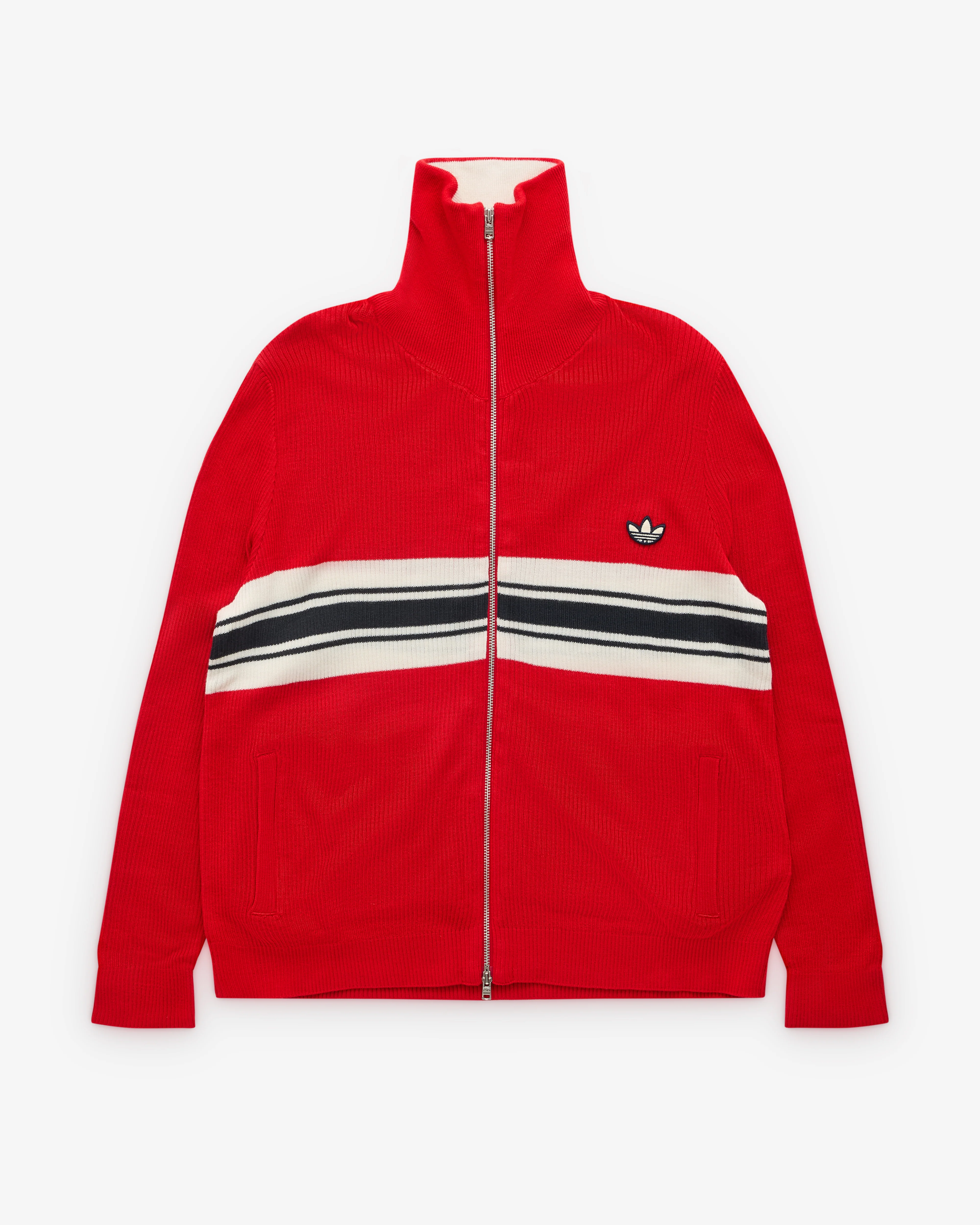 Adidas - Wales Bonner Knit Track Top - (Red)
