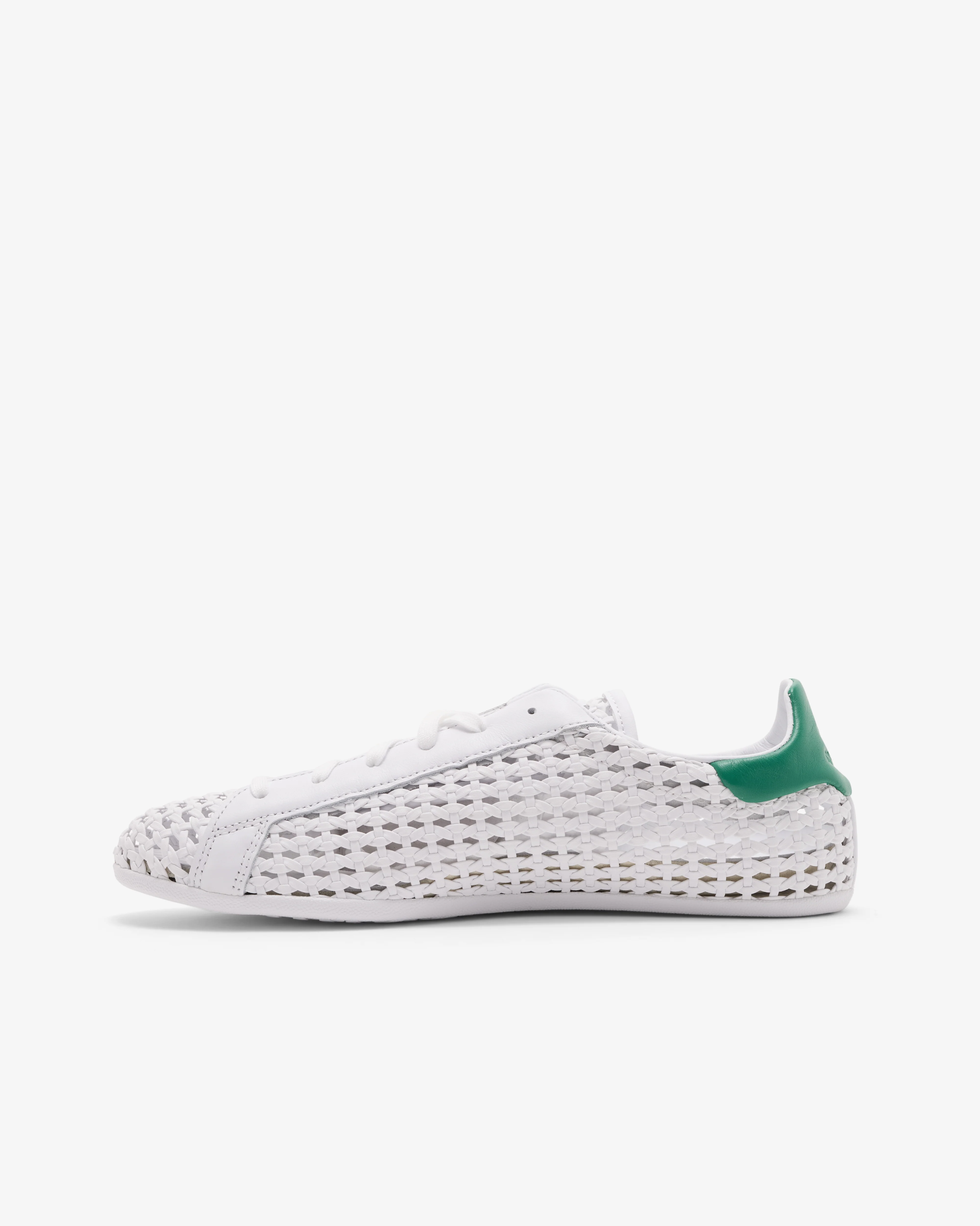 Adidas - Women's Stan Smith Lo Pro - (Cloud White/Bold Green) - Image 2