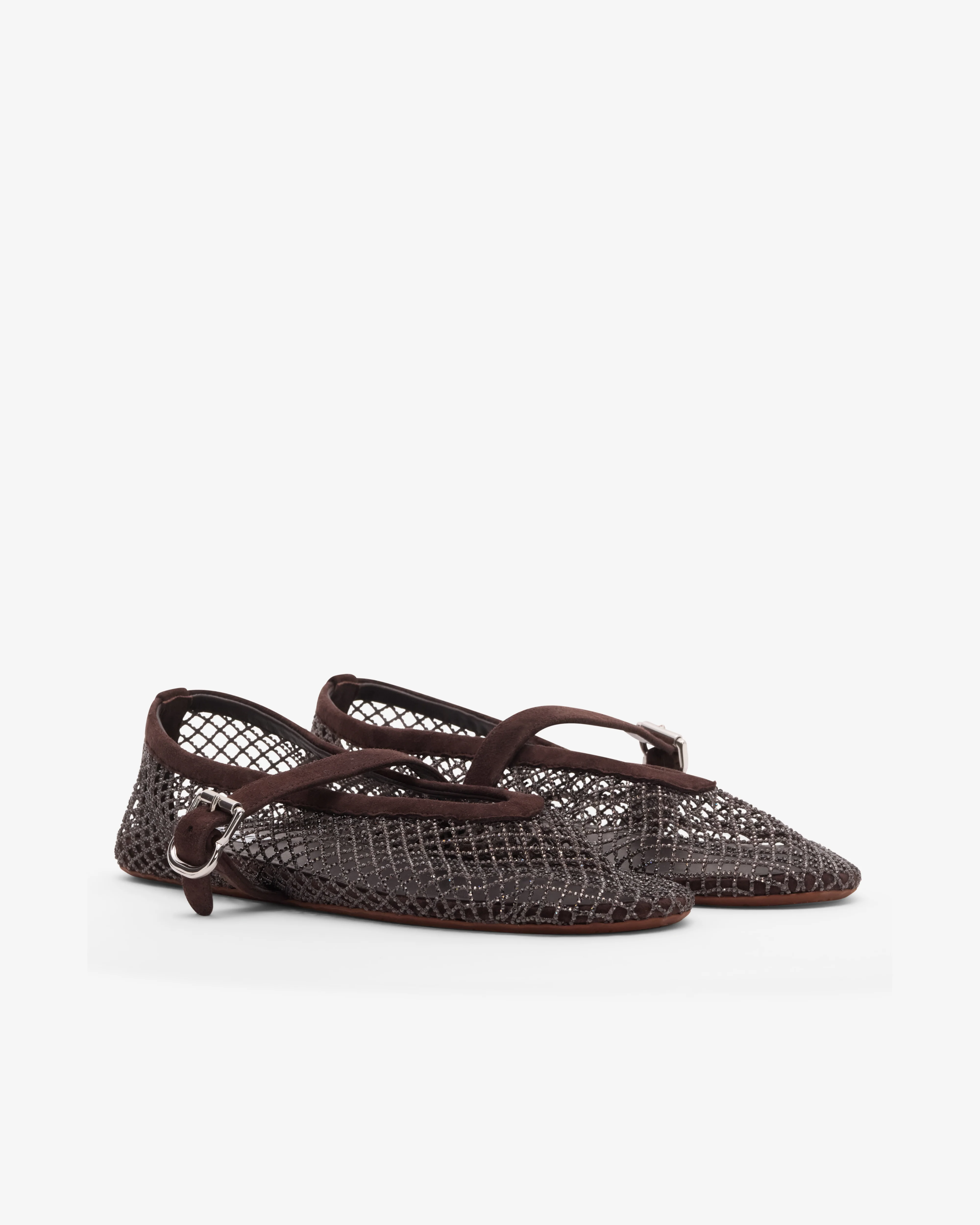 Alaïa - Women's La Ballerine Flats - (Brun Foncé) - Image 3