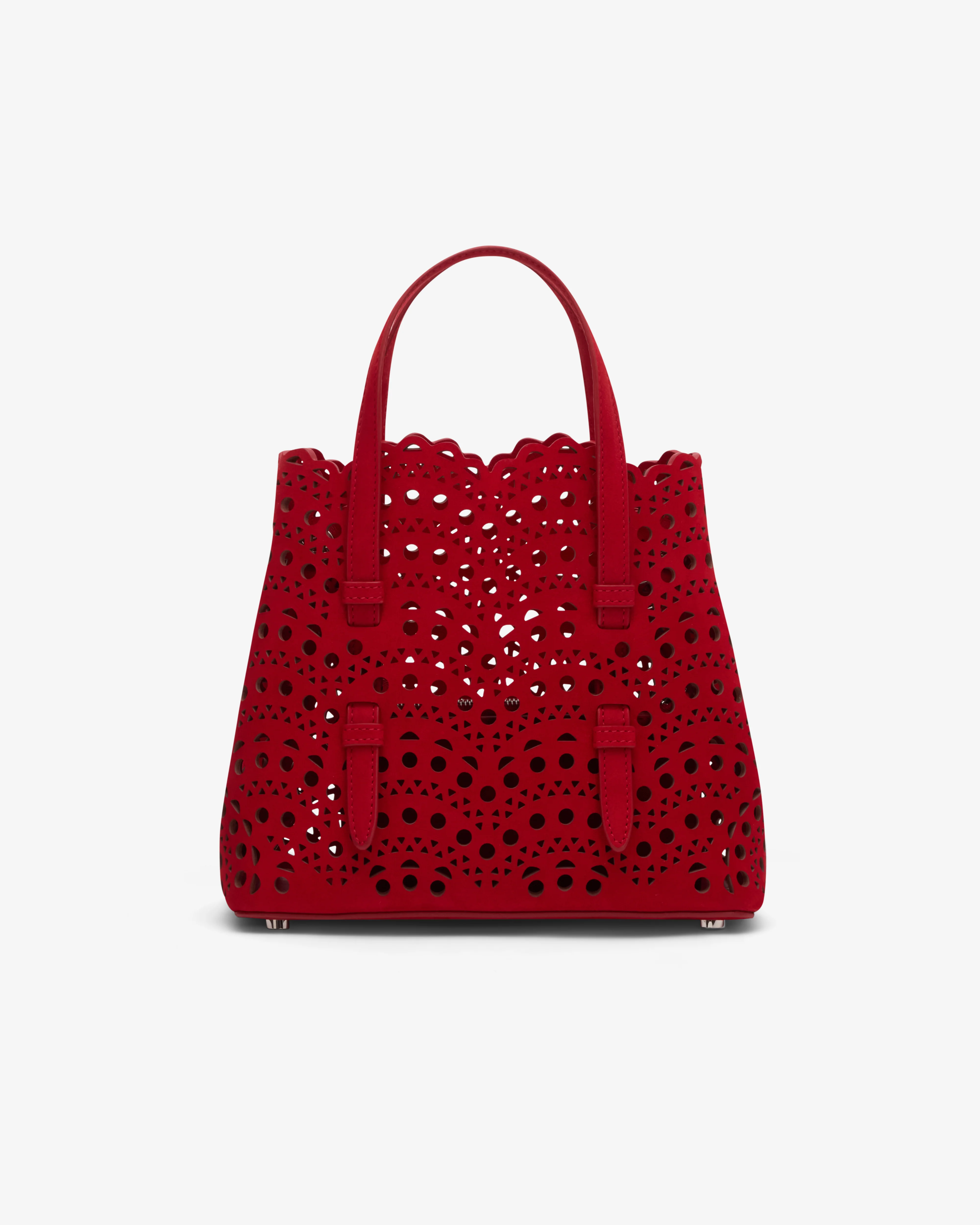 Alaïa - Women's Mina 20 Nubuck - (Rouge) - Image 3
