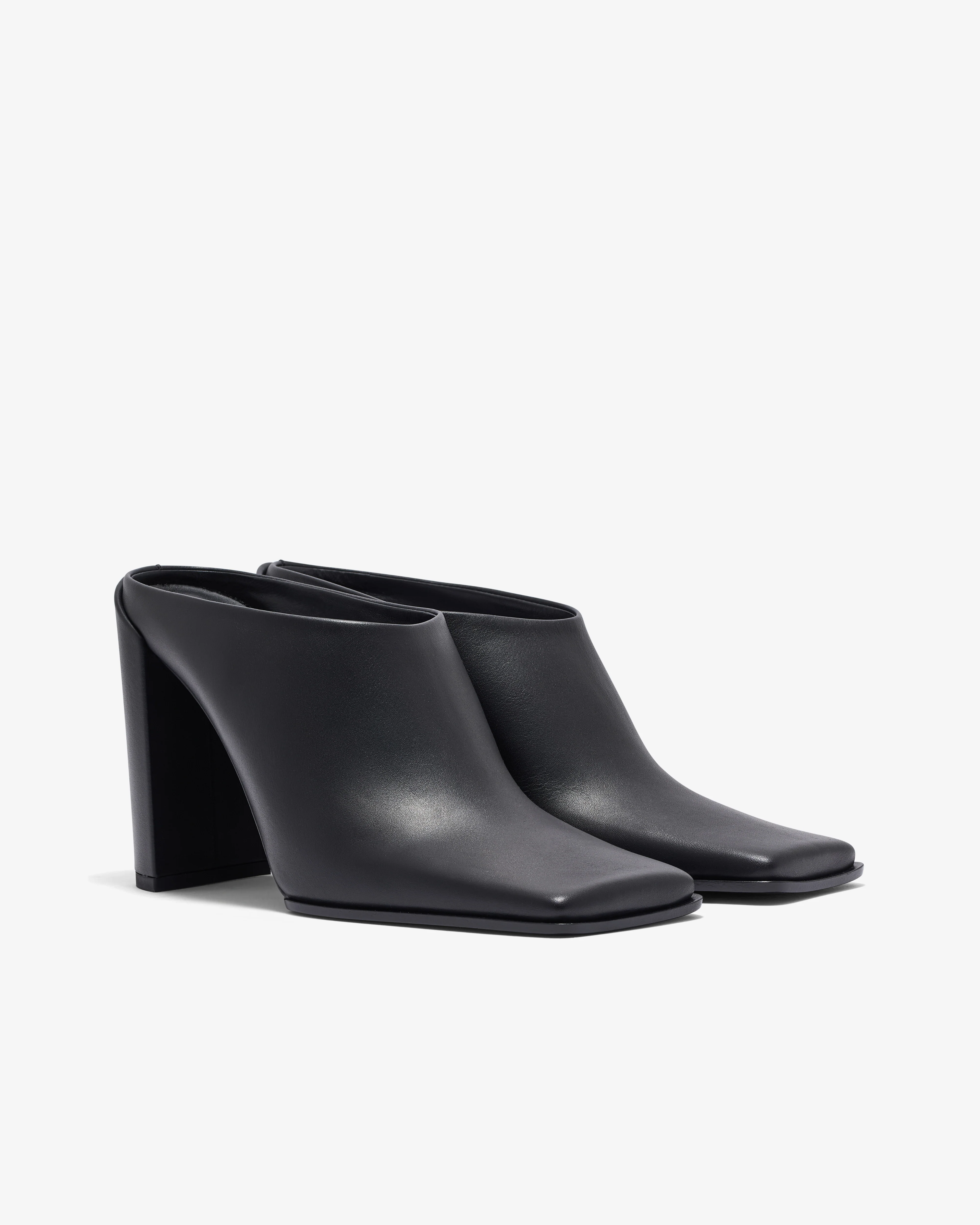 Alaïa - Women's Square Mules - (Black) - Image 3