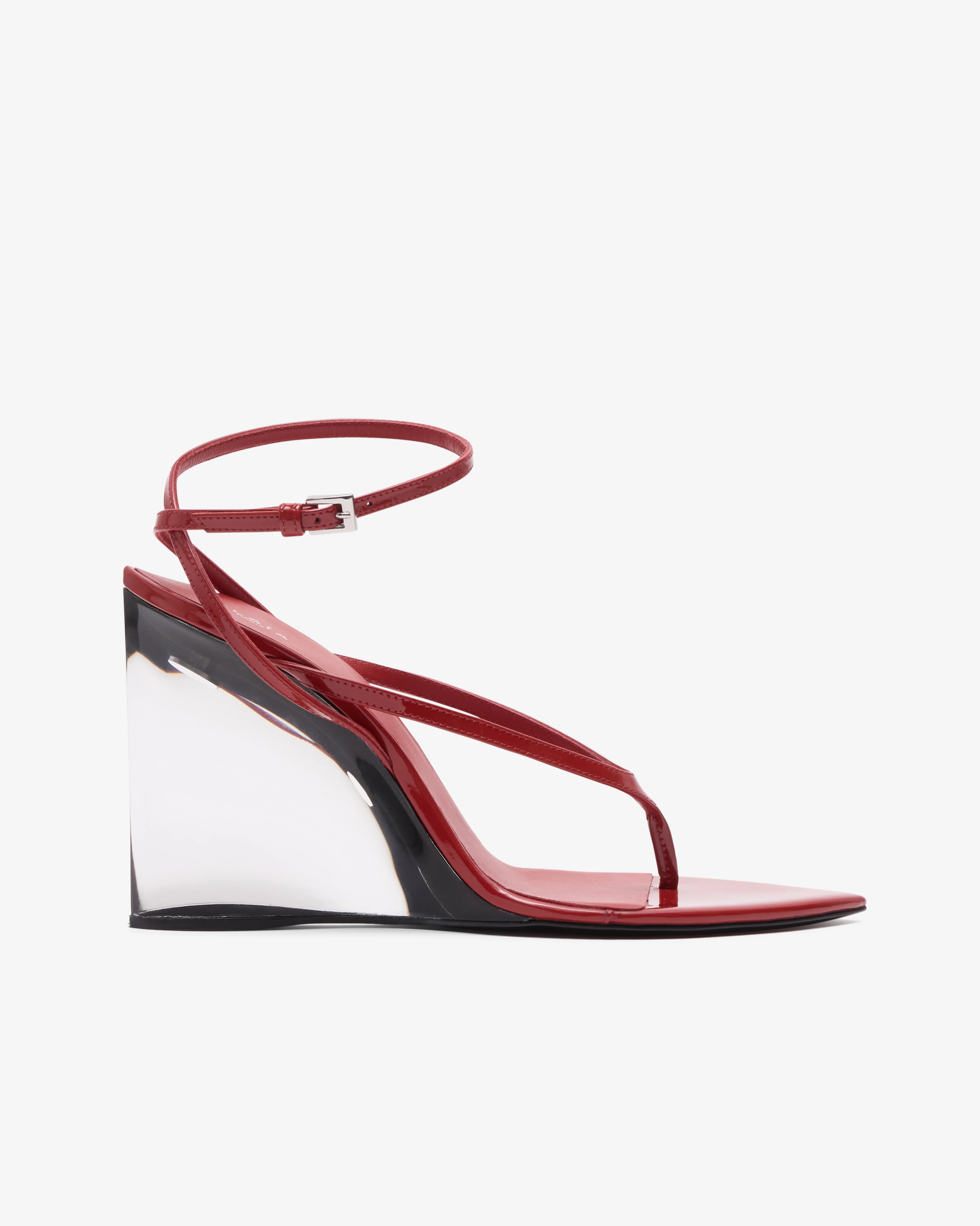 Alaïa - Women's invisible Thong Sandals - (Burnt Orange)