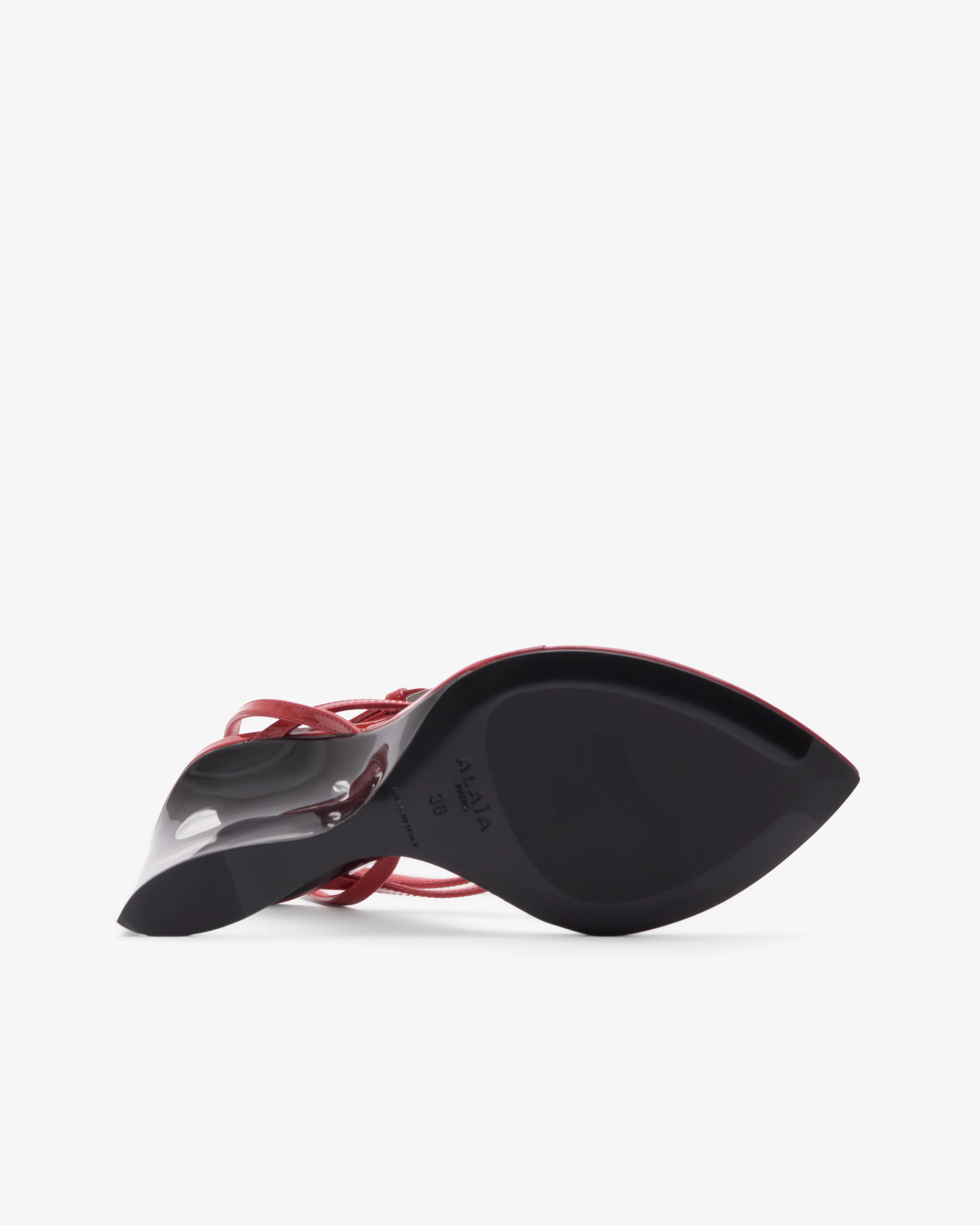 Alaïa - Women's invisible Thong Sandals - (Burnt Orange) - Image 6