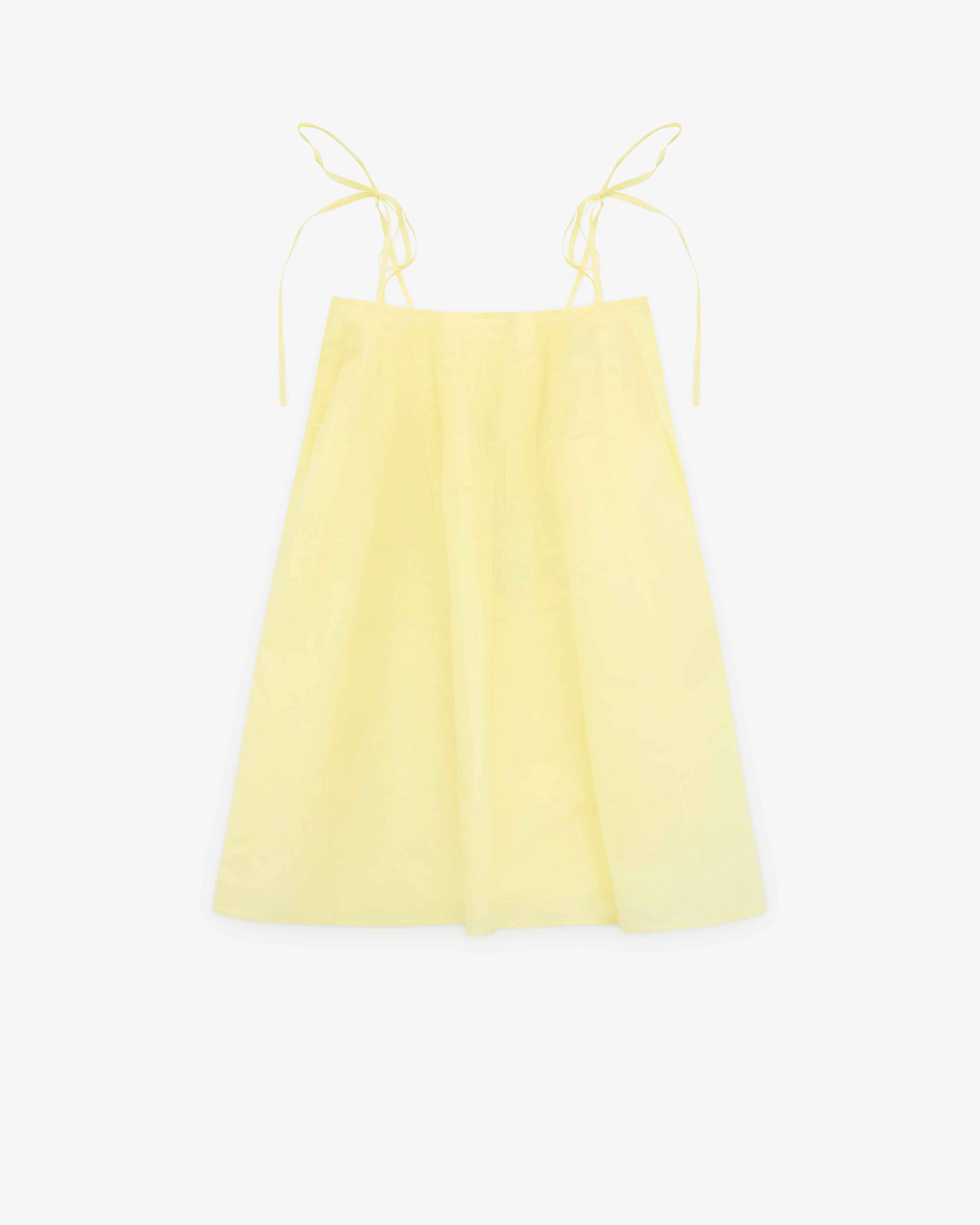 Aletta - Women's Square Neck Dress - (Yellow)