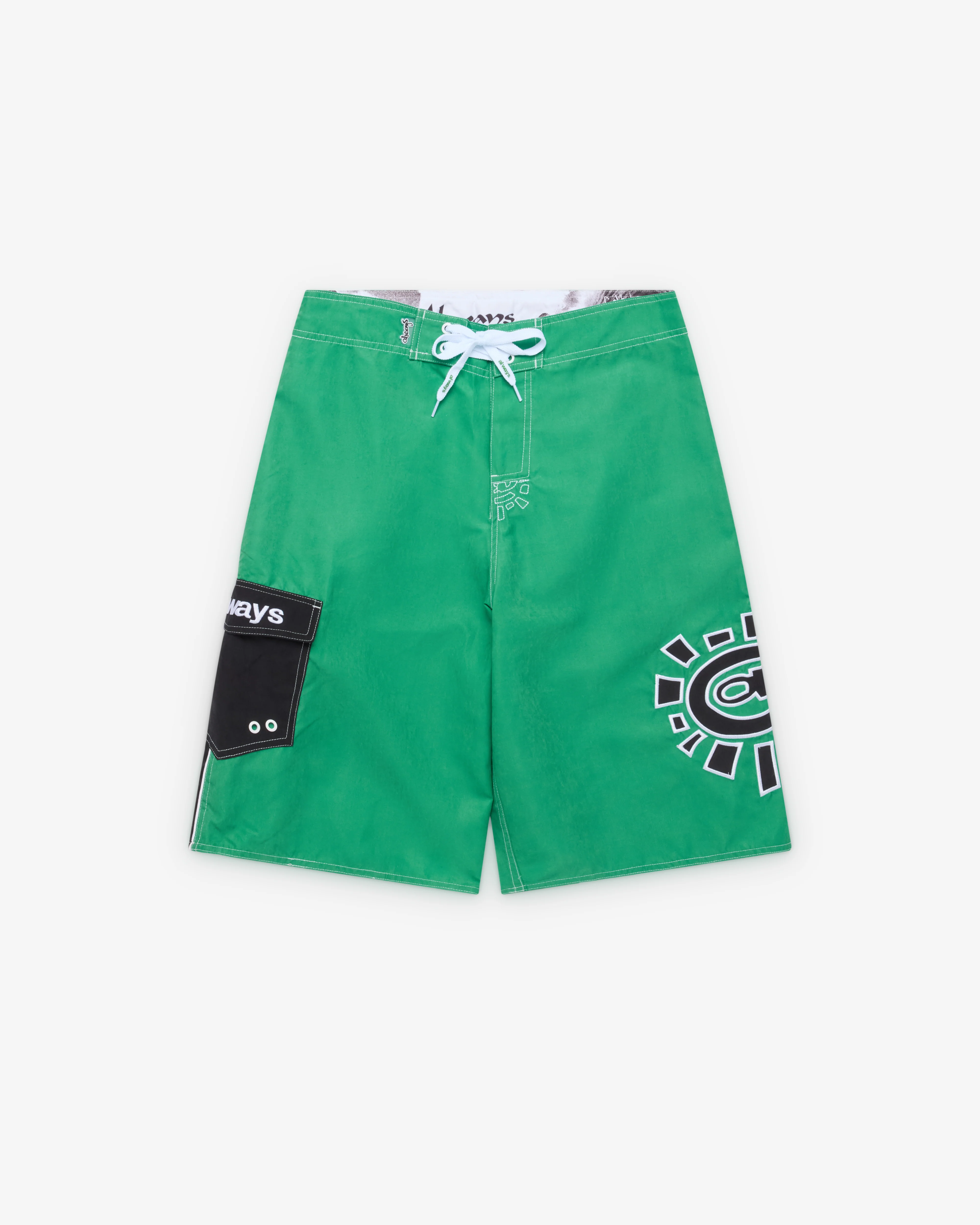 Always Do What You Should Do - Men's A.I Boardshorts - (Turquoise/Black)
