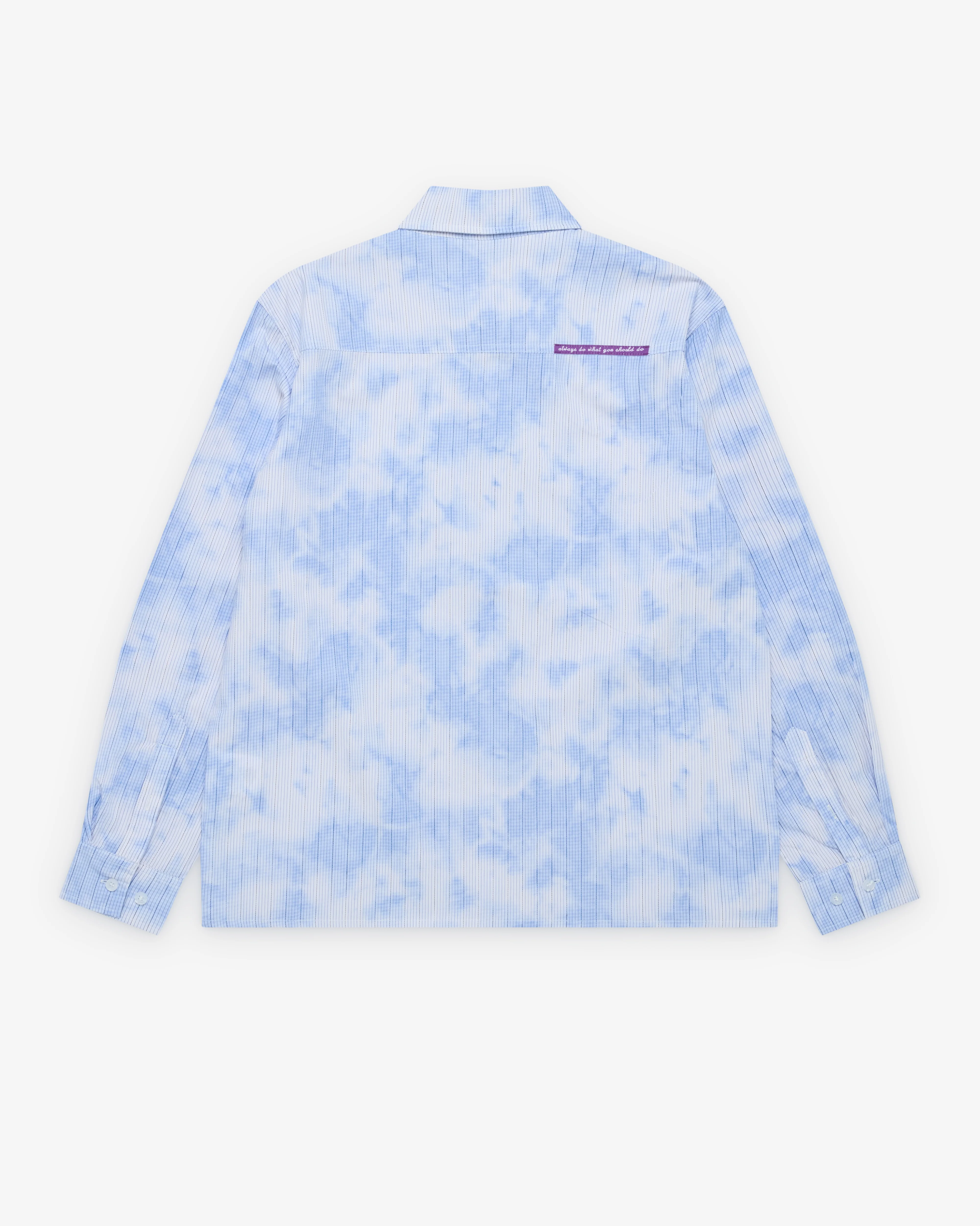 Always Do What You Should Do - Men's Business Shirt - (Blue) - Image 2