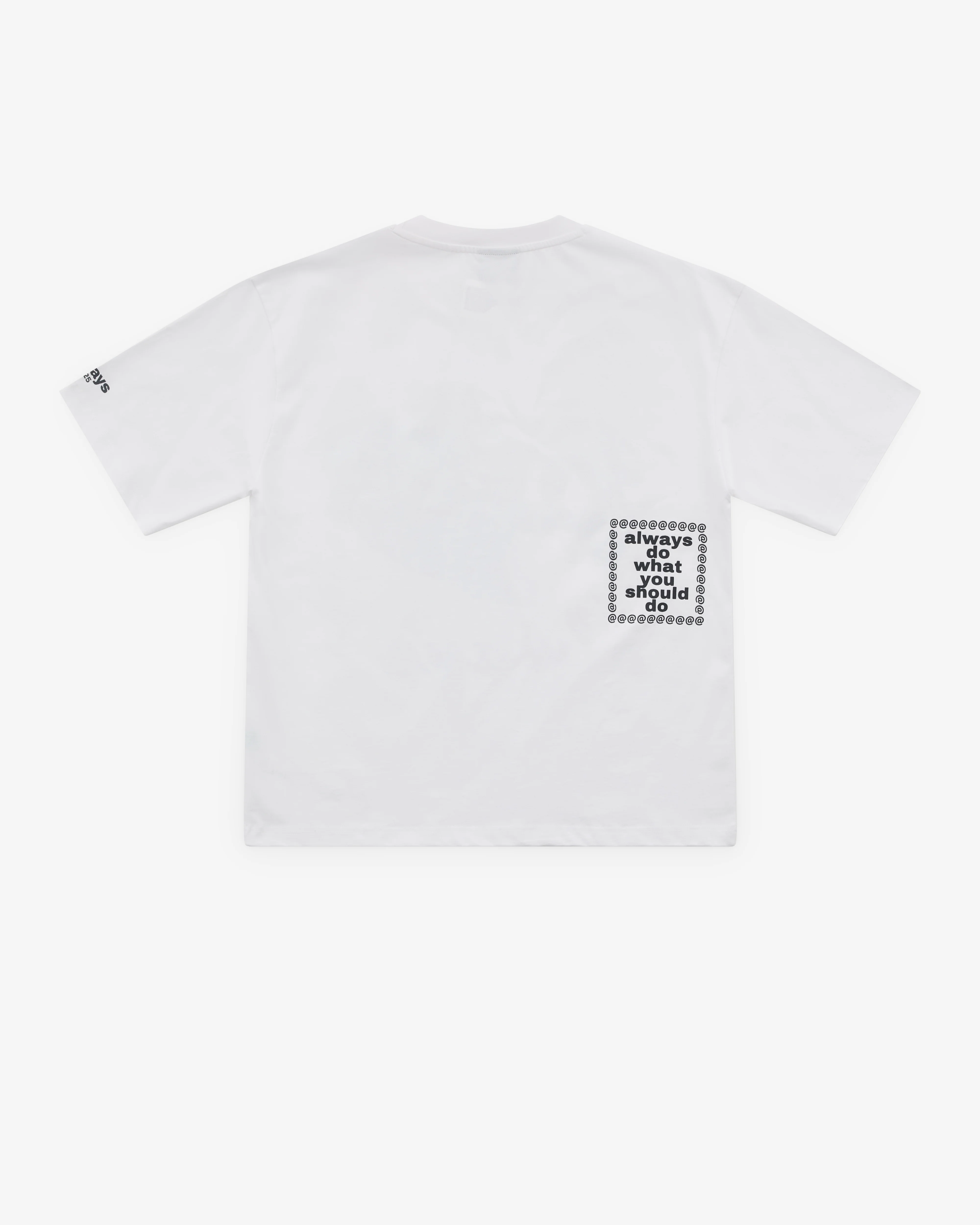 Always Do What You Should Do - Men’s Love Is Hard T-Shirt - (White) - Image 2