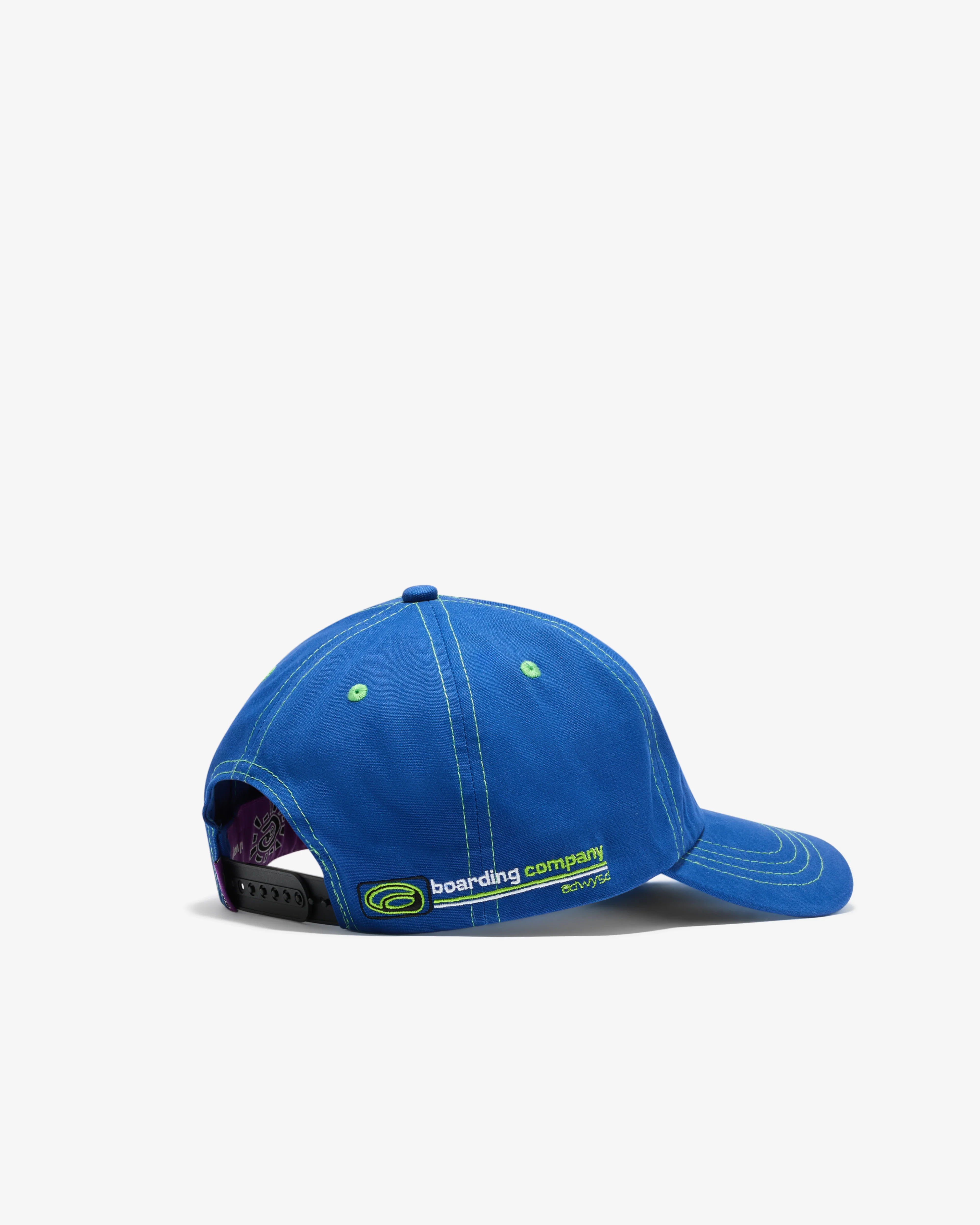 Always Do What You Should Do - Oval Logo Contrast Canvas Cap - (Blue) - Image 3