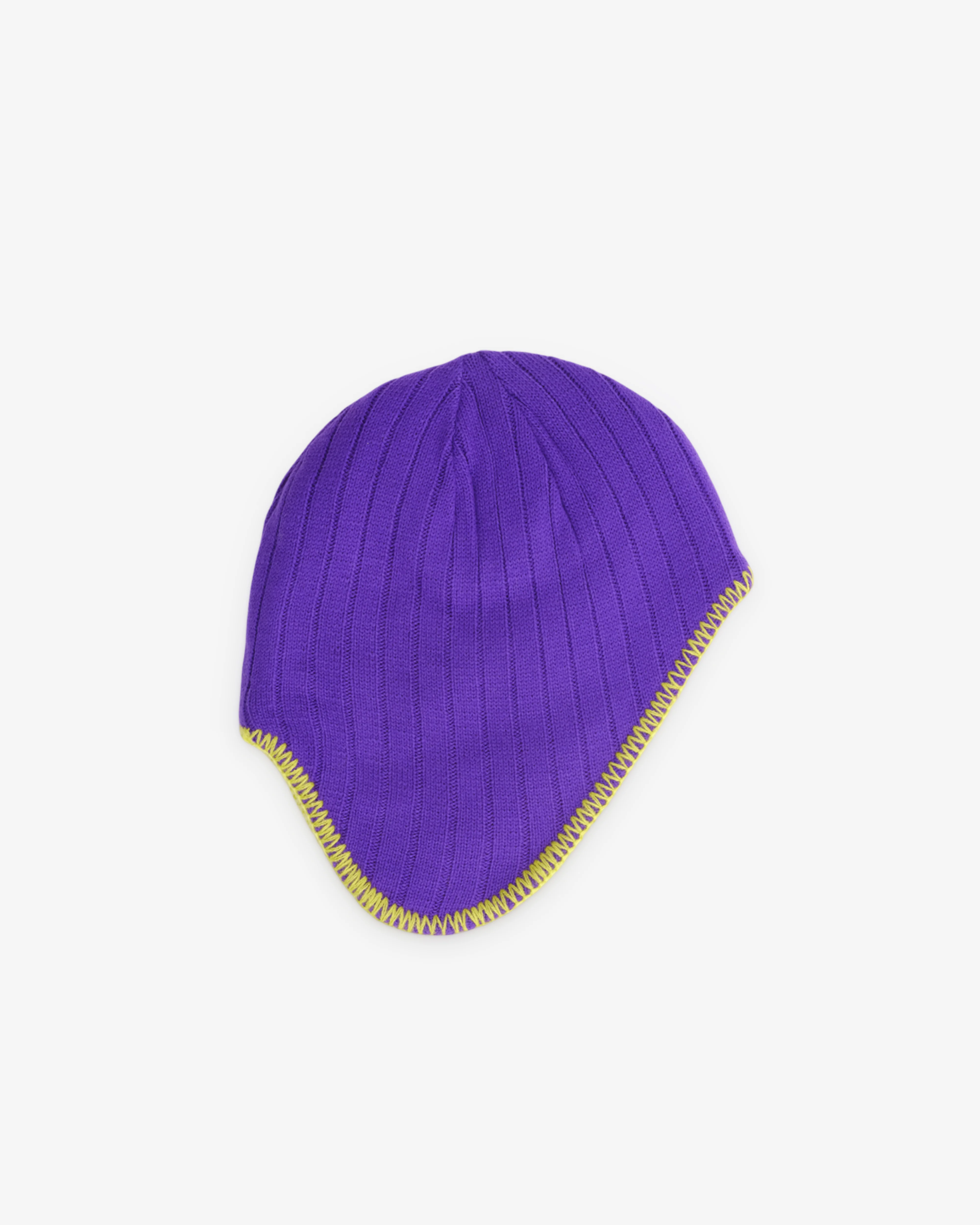 Always Do What You Should Do - Reversible Ear Flap Hat - (Purple/Green) - Image 2