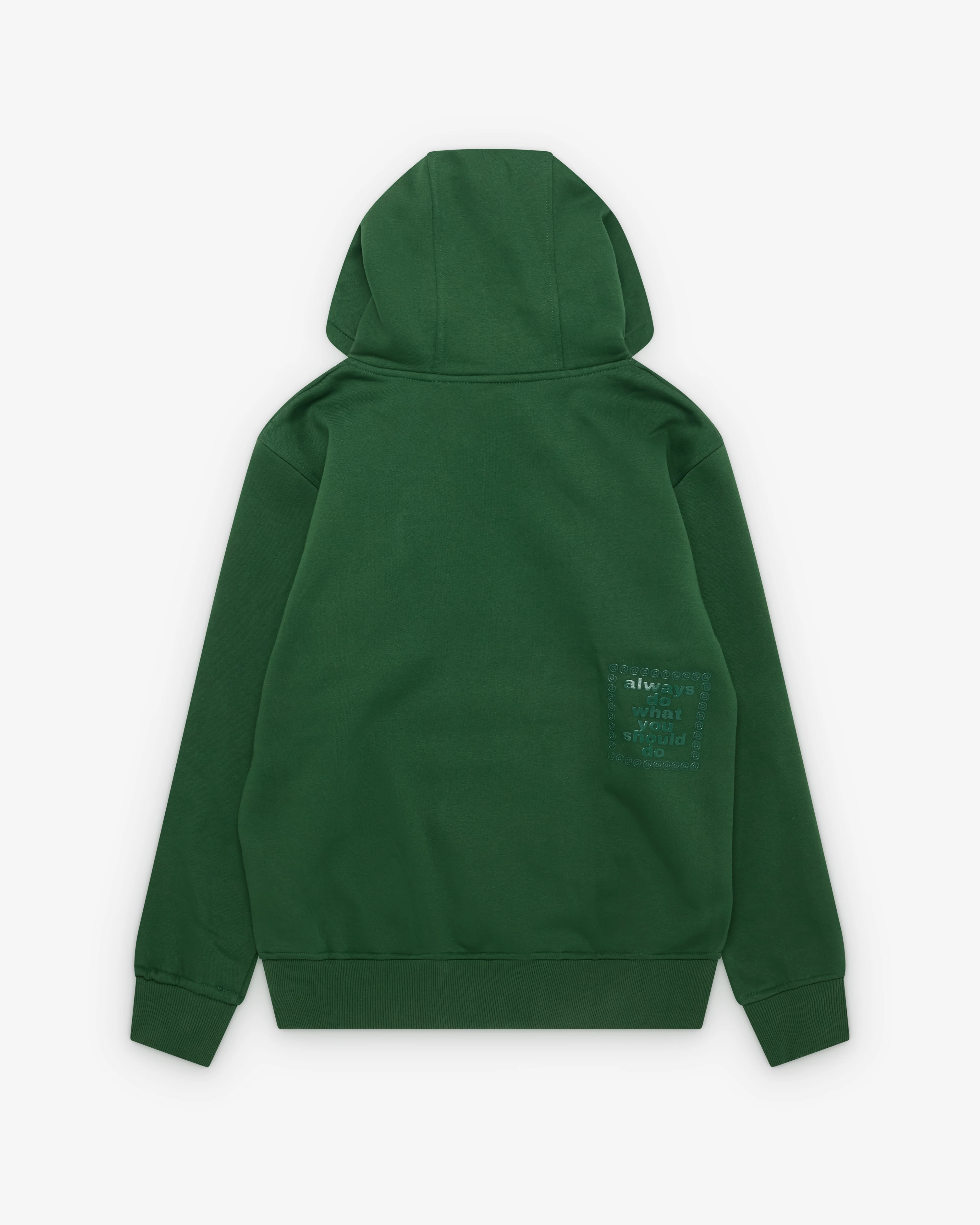 Always Do What You Should Do - Men's Sun Hoodie - (Green) - Image 2