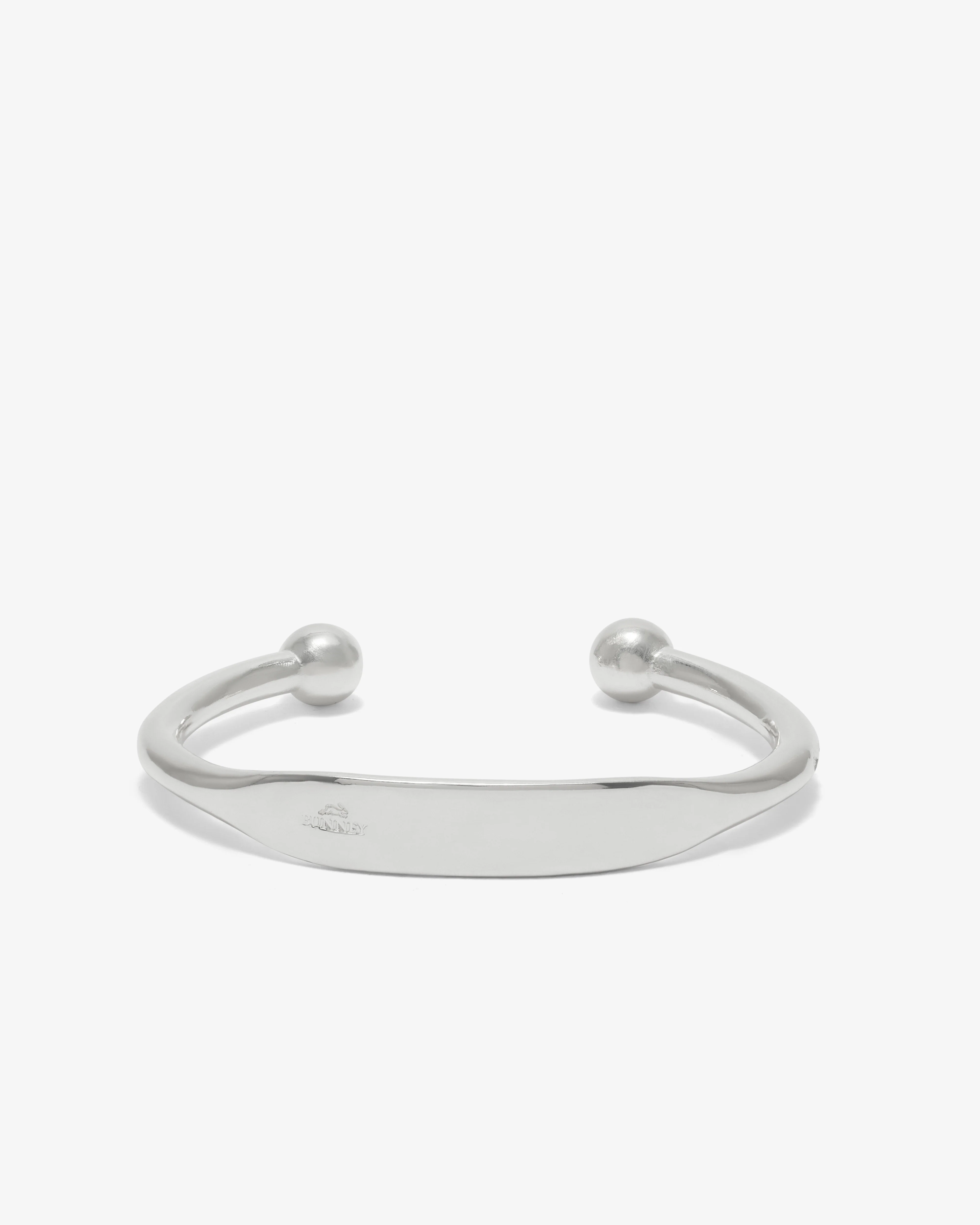 Bunney - Men’s Torque Identity Bangle - (Silver)