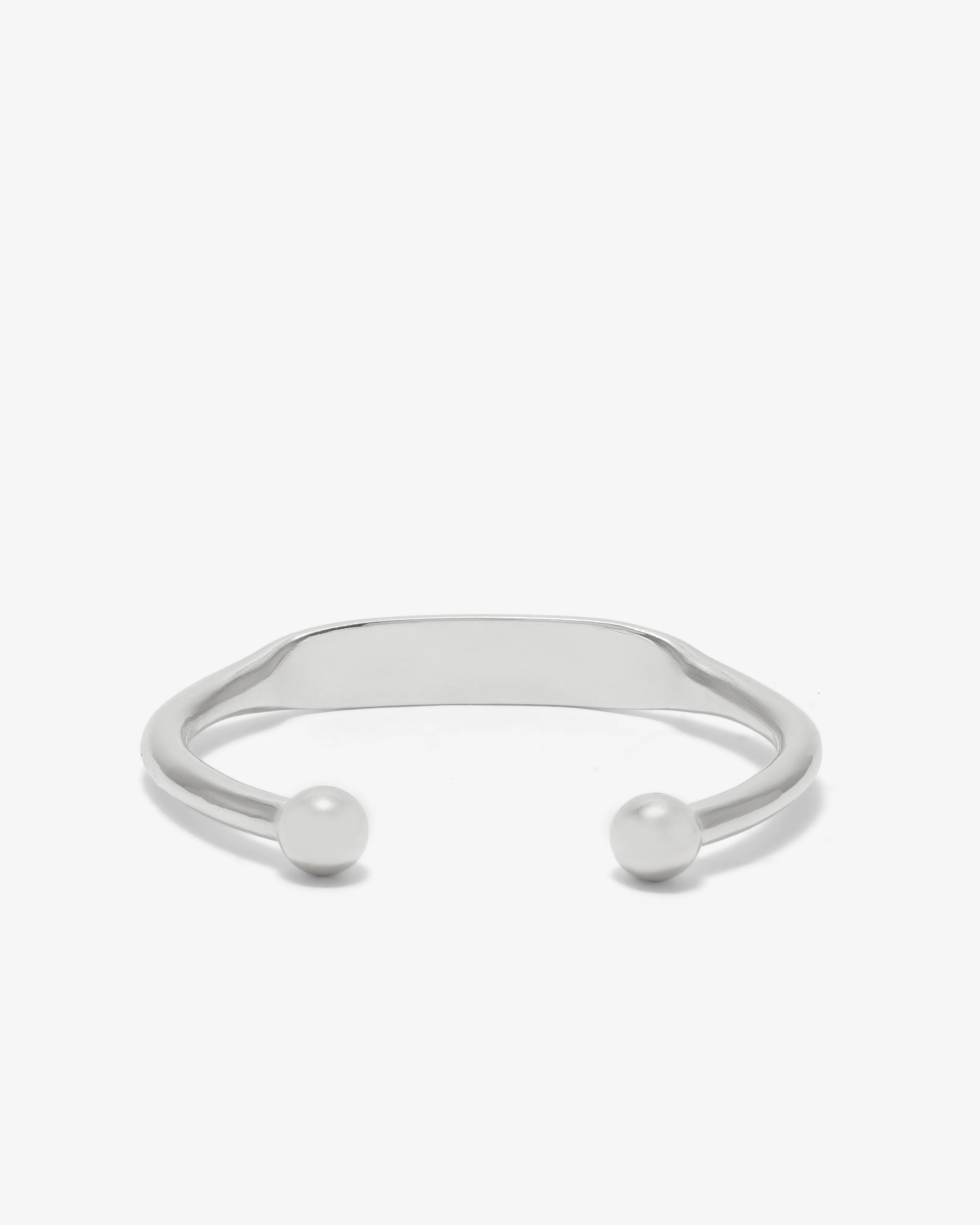 Bunney - Men’s Torque Identity Bangle - (Silver) - Image 2
