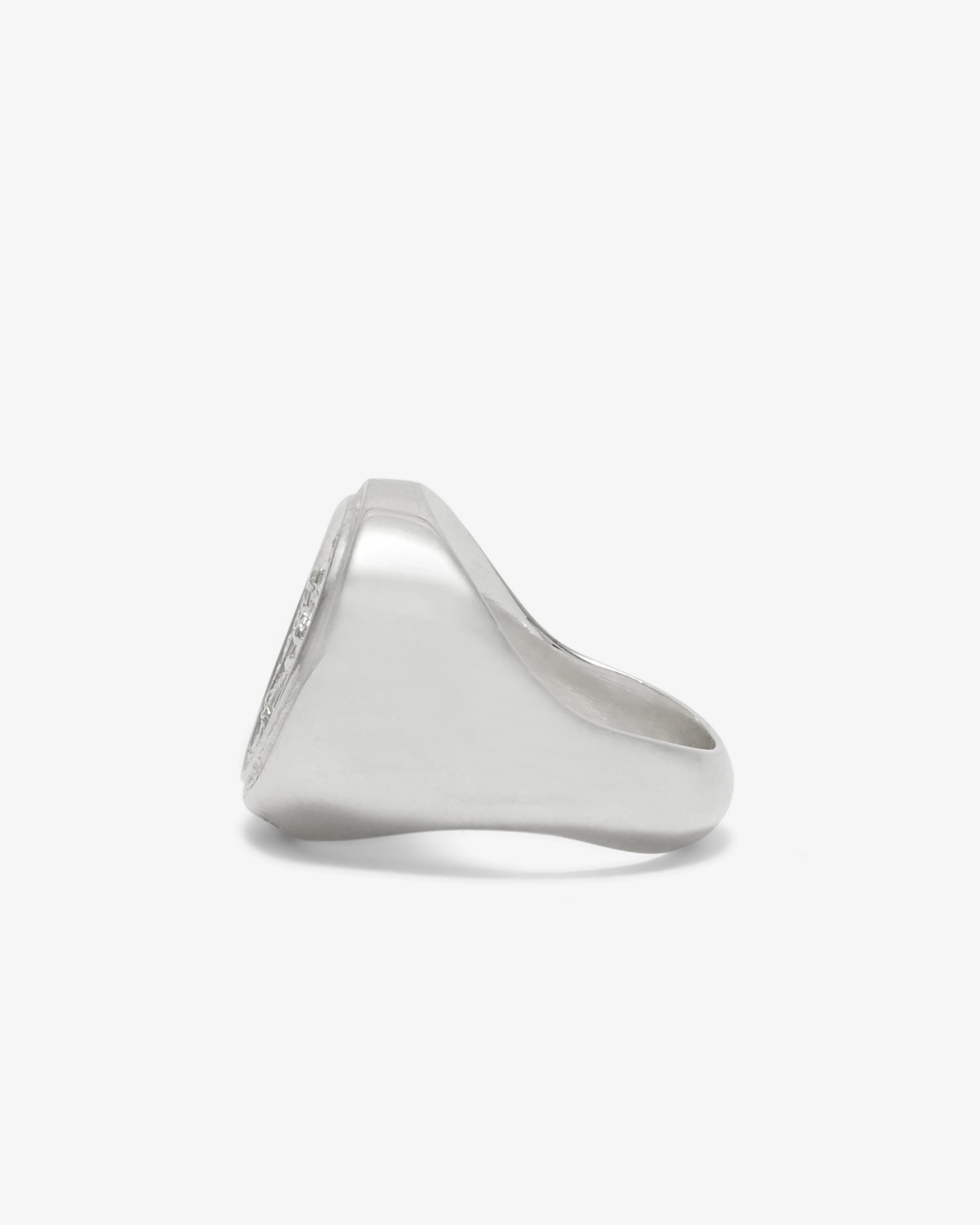Bunney - St Christophers Heavy Signet Ring - (Silver) - Image 2