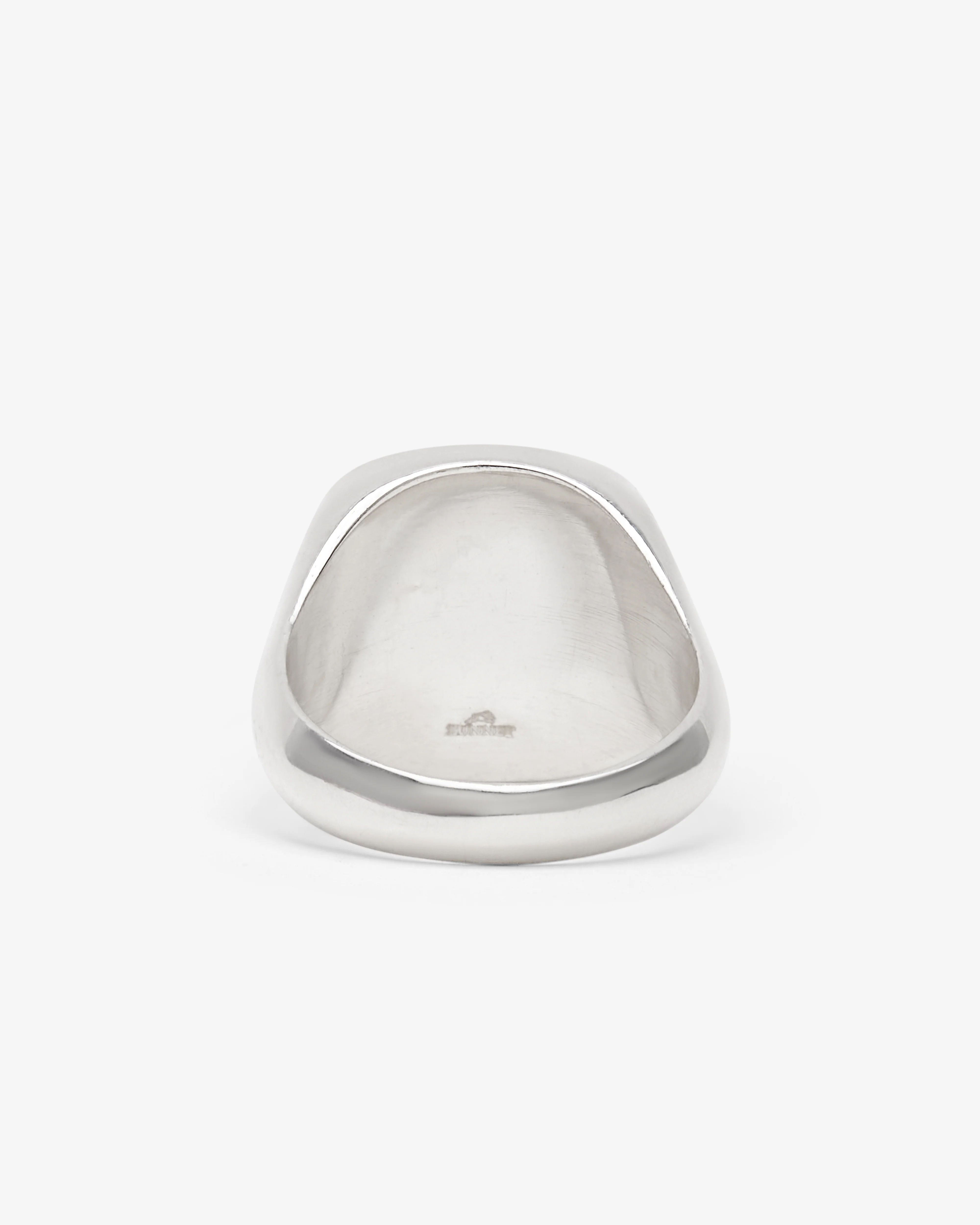 Bunney - Stud Cushion Signet - (Silver) - Image 3