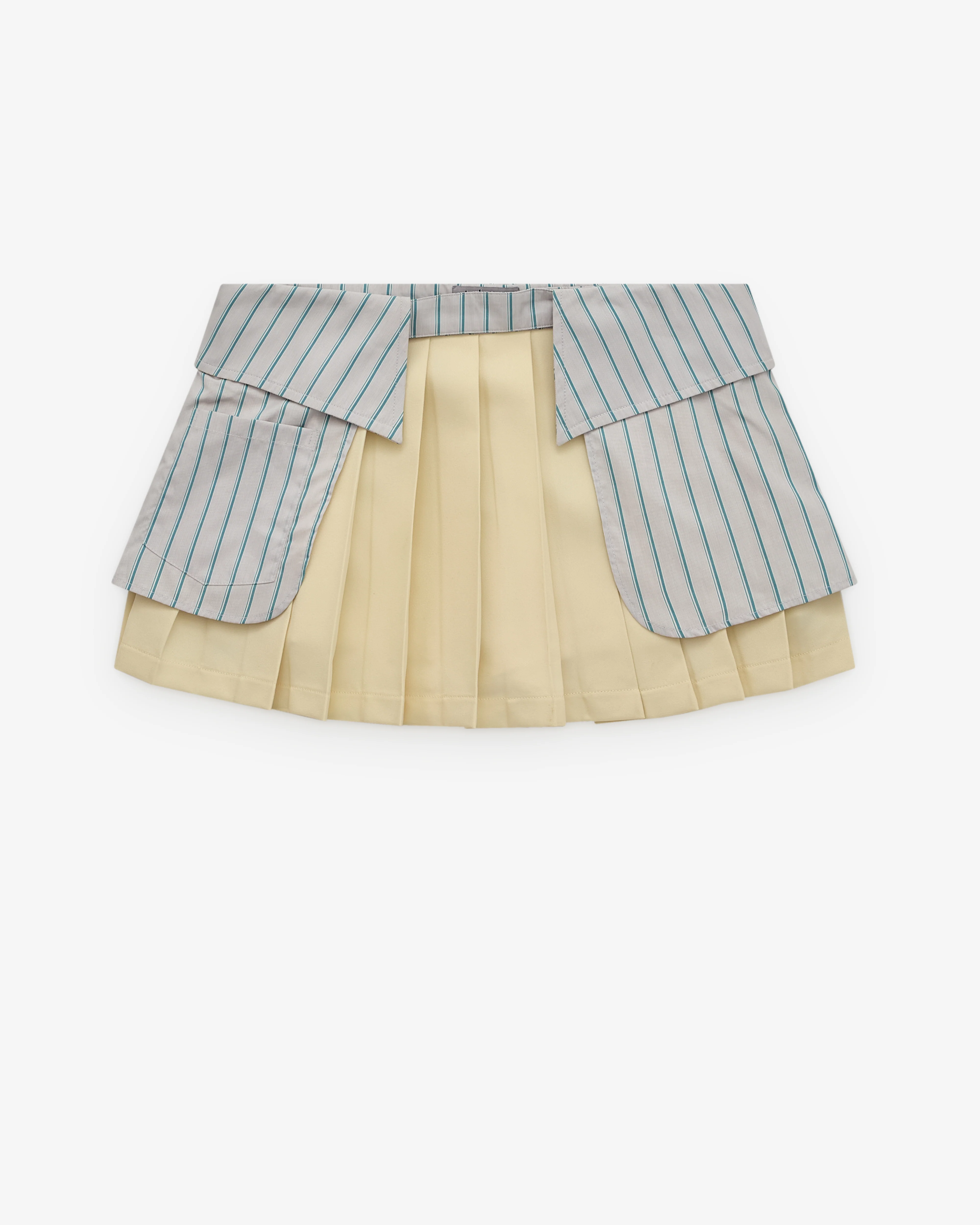 Ashley Williams - Women’s Collar Mini Skort - (Stripe)