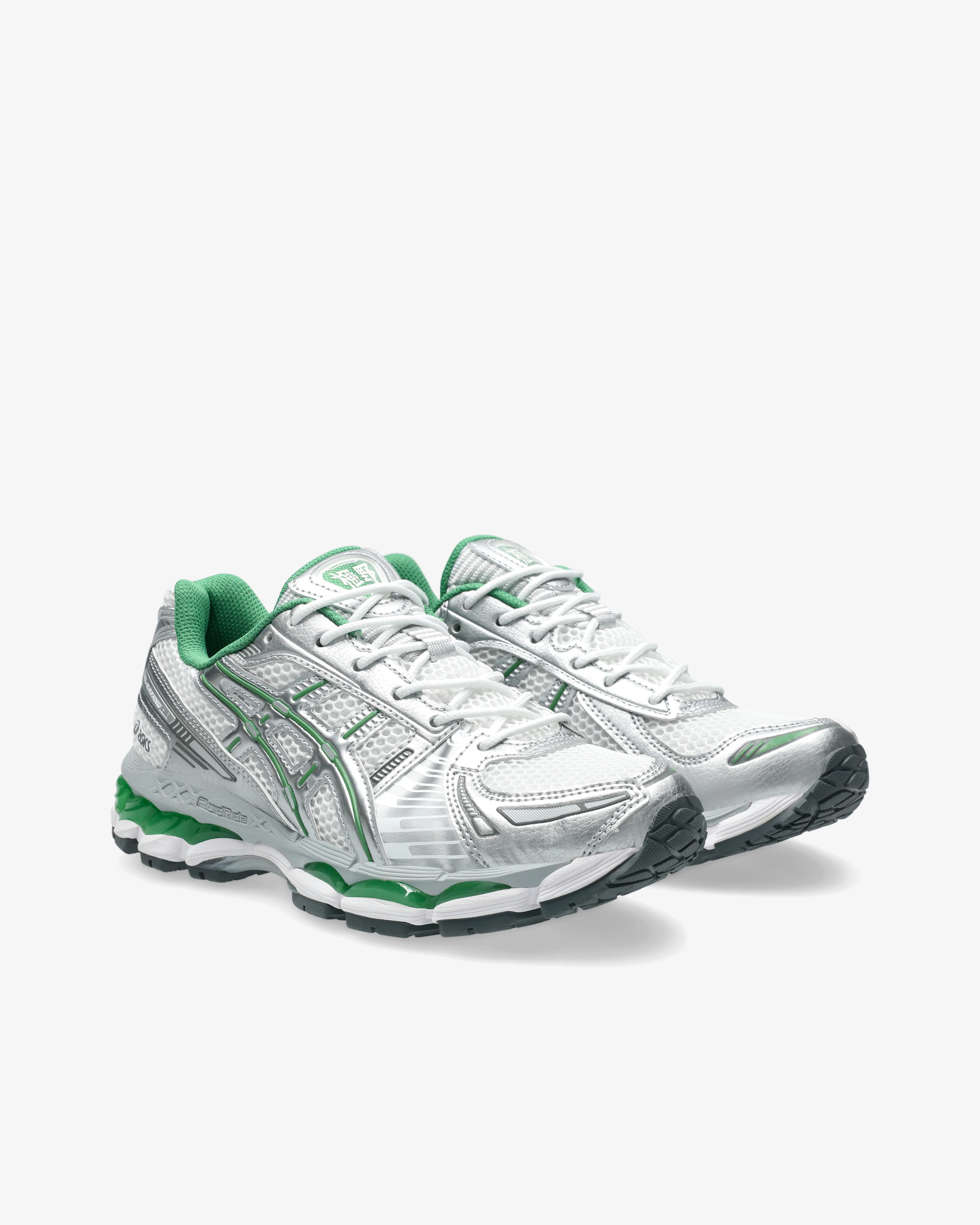 Asics - Men’s Gel-Kayano 12.1 - (White/Silver Green) - Image 3