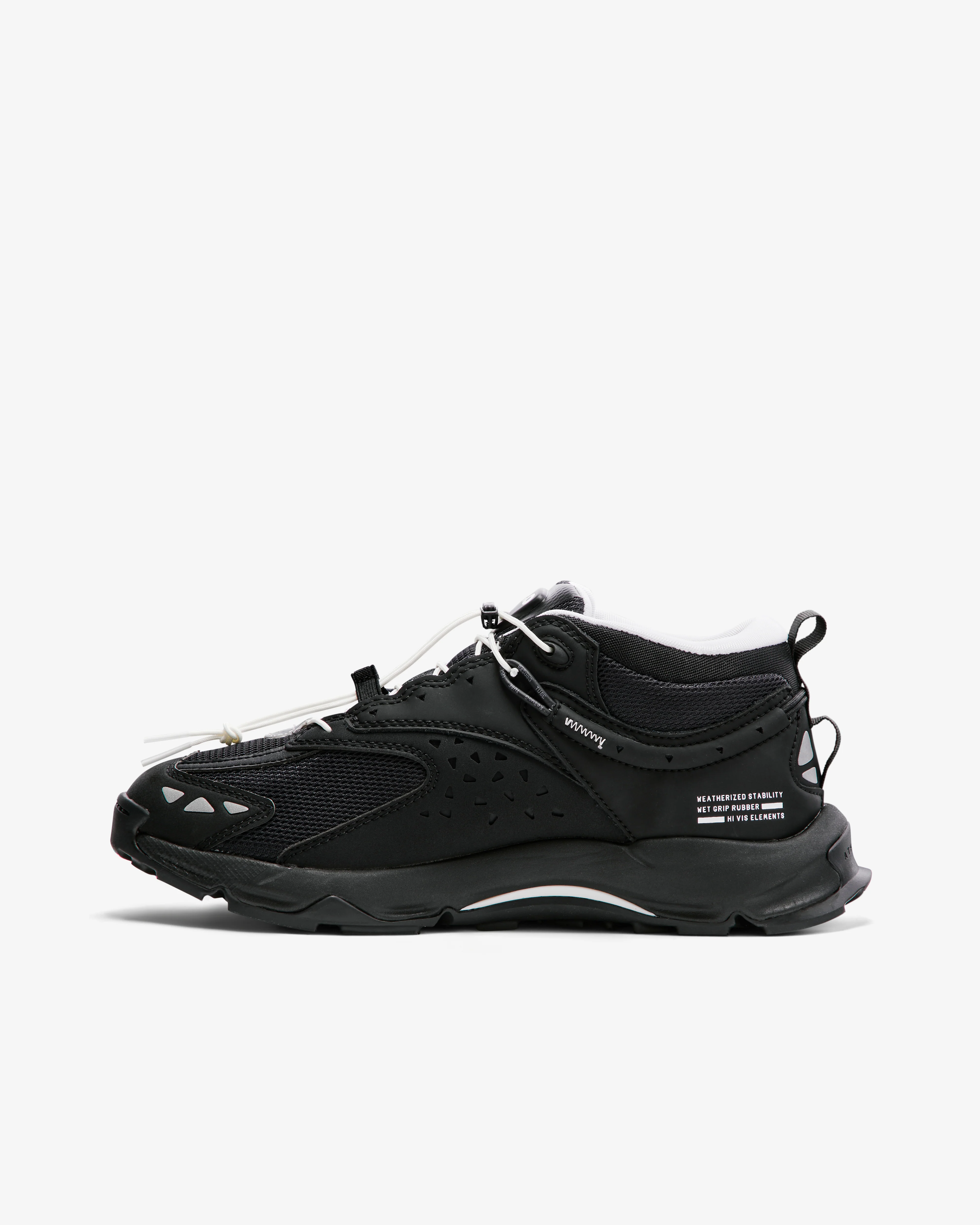 Athletics Footwear - Men’s FTWR 2.0 Mid - (Black/Bright White) - Image 2