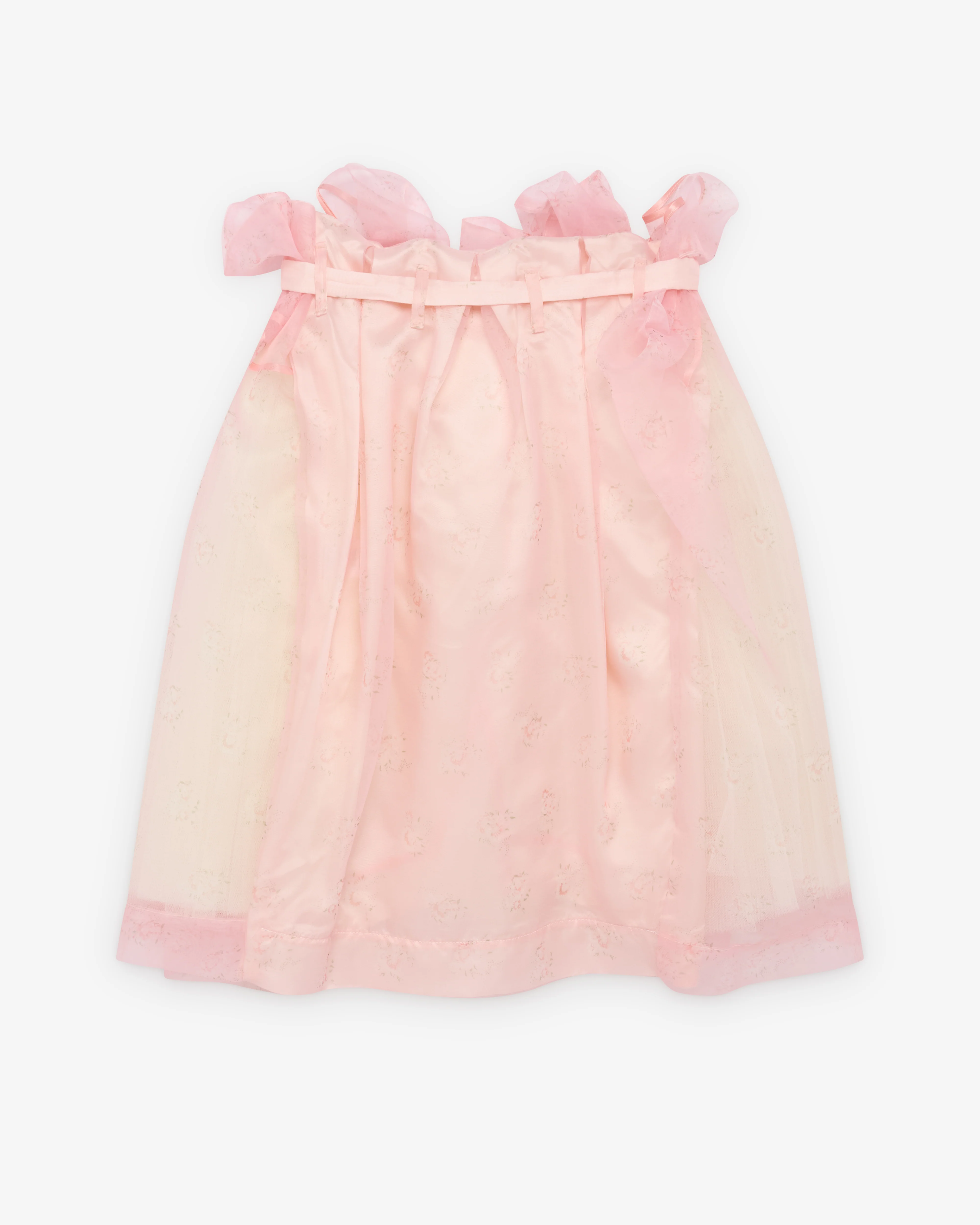 August Barron - Women's Belted Ballgown Skirt - (Pink) - Image 2