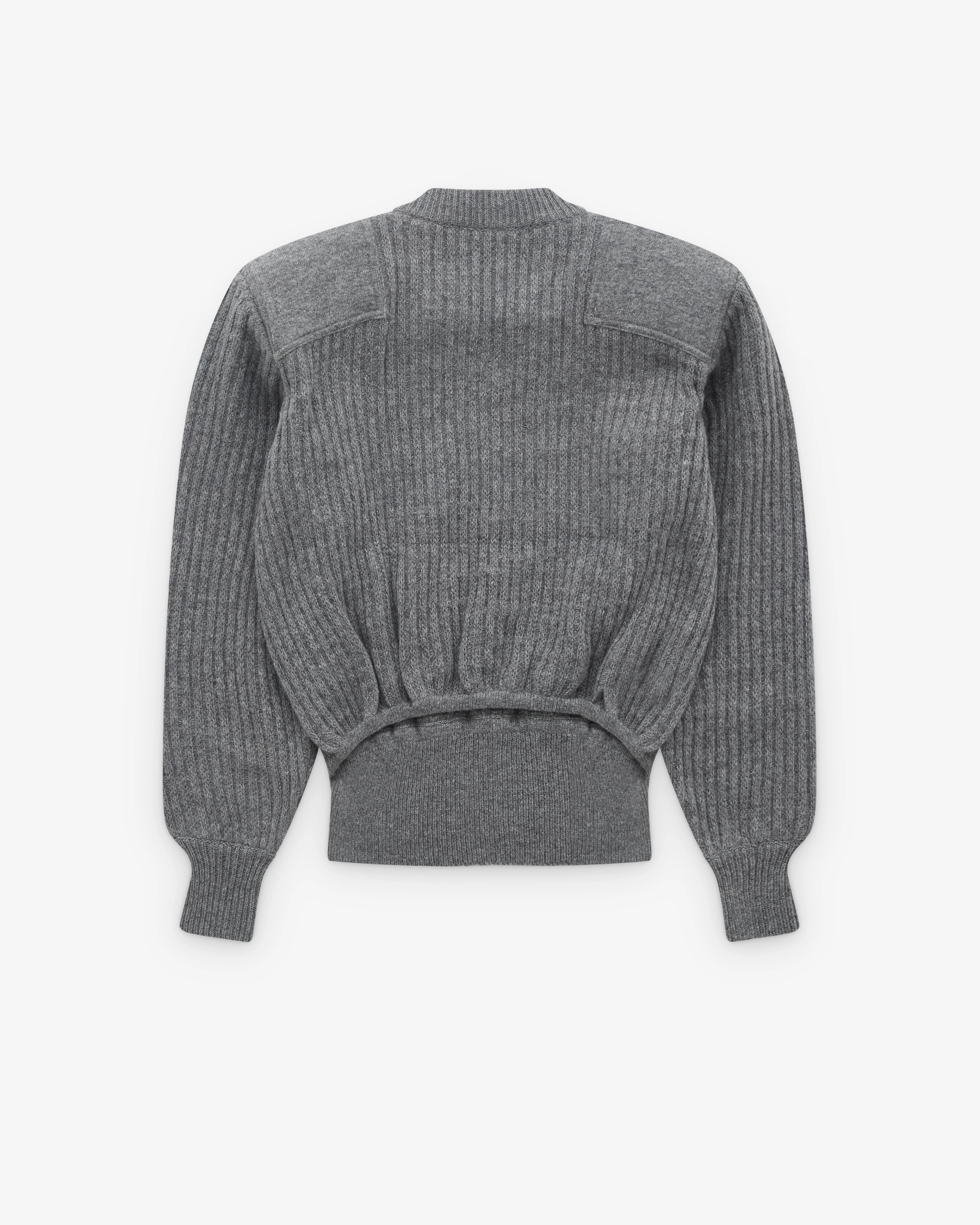 August Barron - Women's Display Army Sweater - (Grey) - Image 2