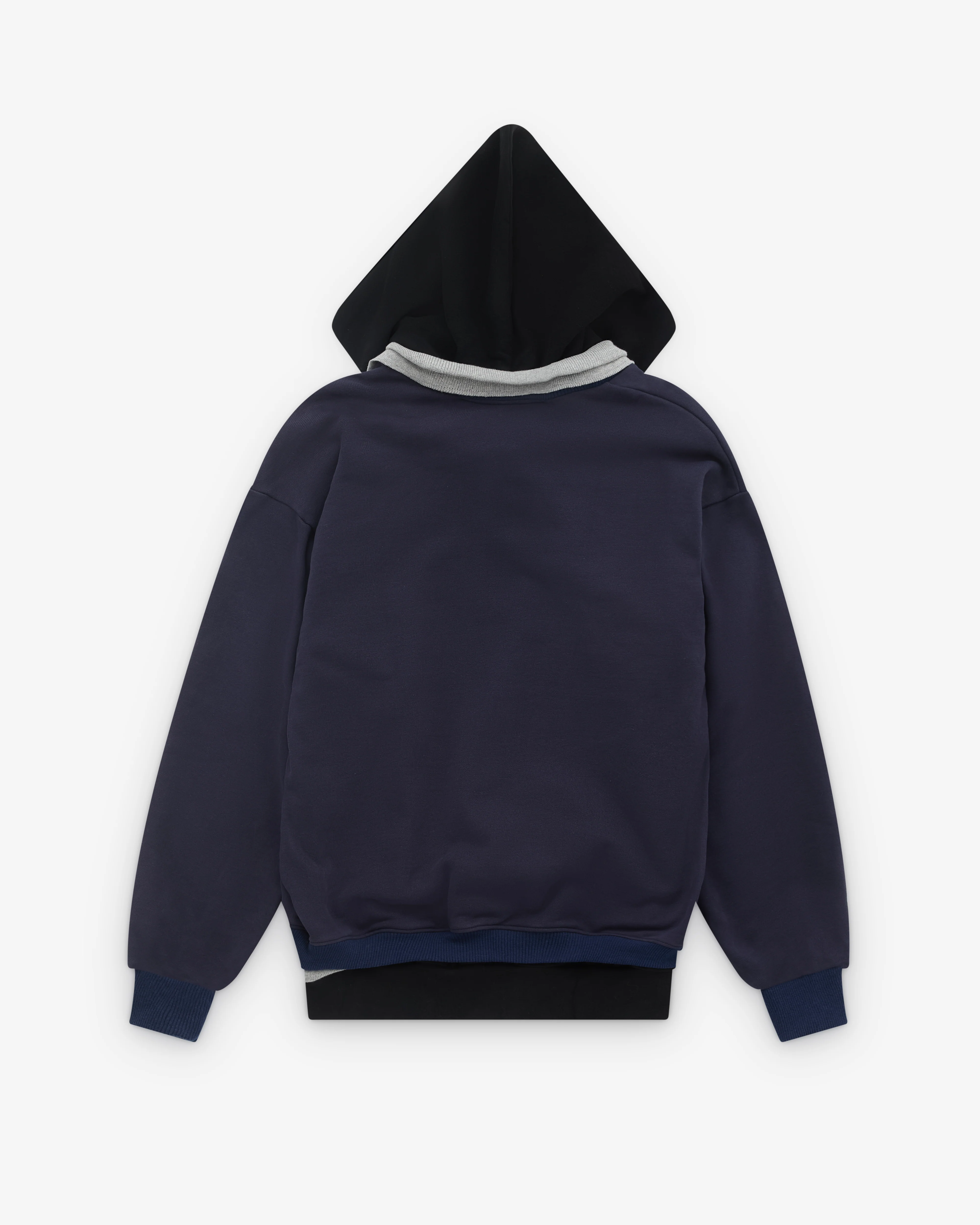 August Barron - Women's Triple Hoodie - (Navy/Black) - Image 2