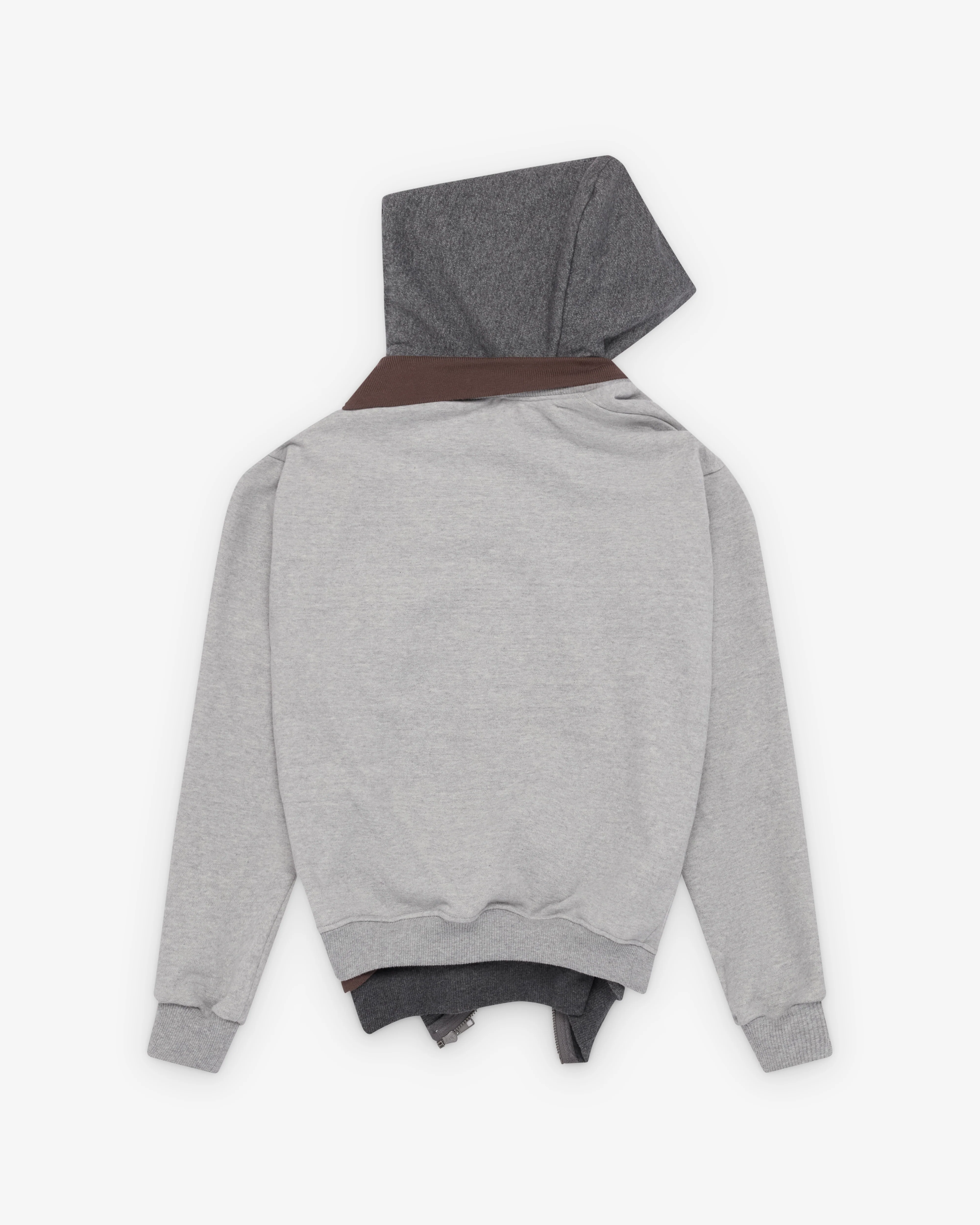 August Barron - Women's Triple Hoodie - (Grey/Brown) - Image 2