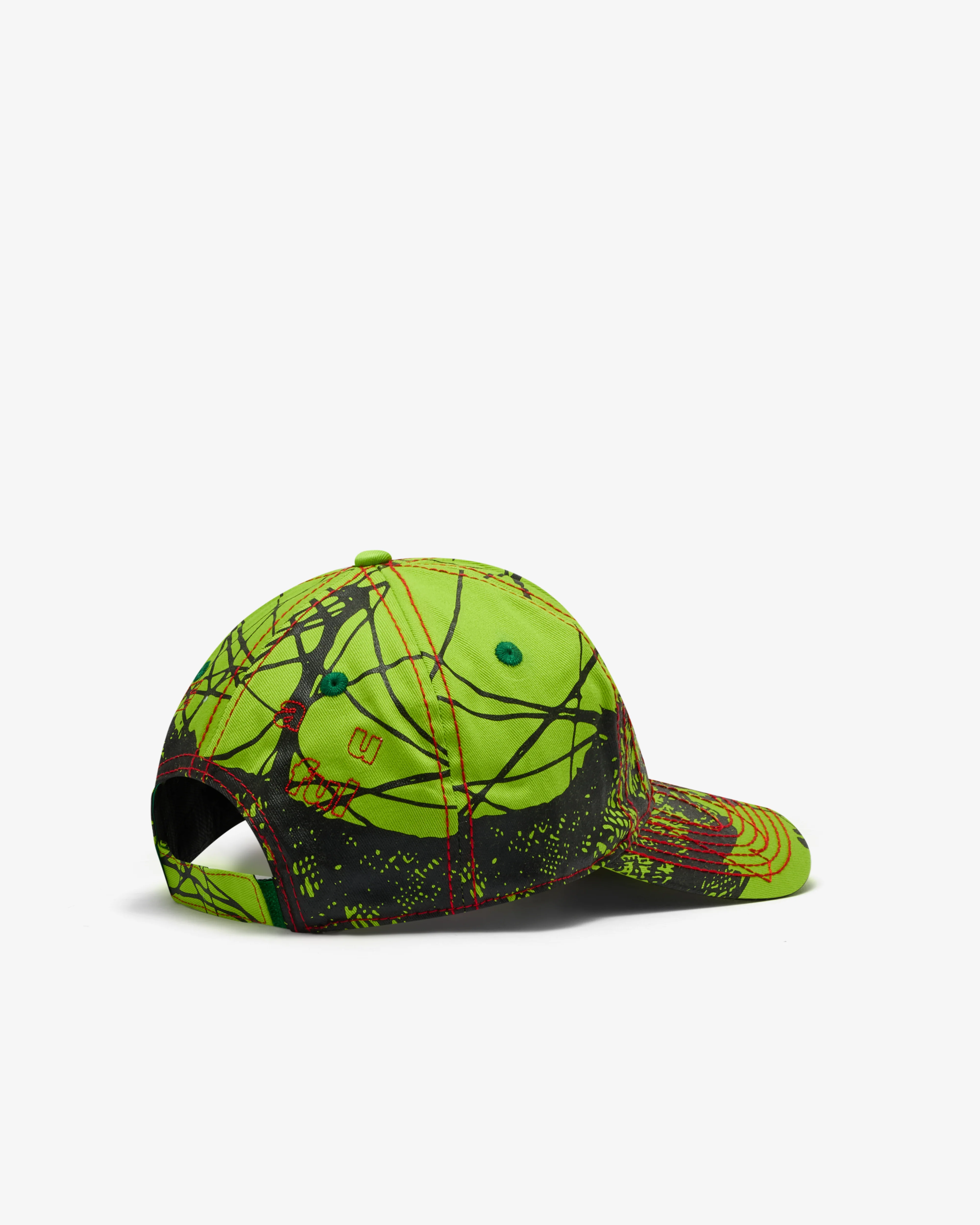 B.Eautiful - Men's Vapor 6 Panel Hat - (Lime) - Image 3