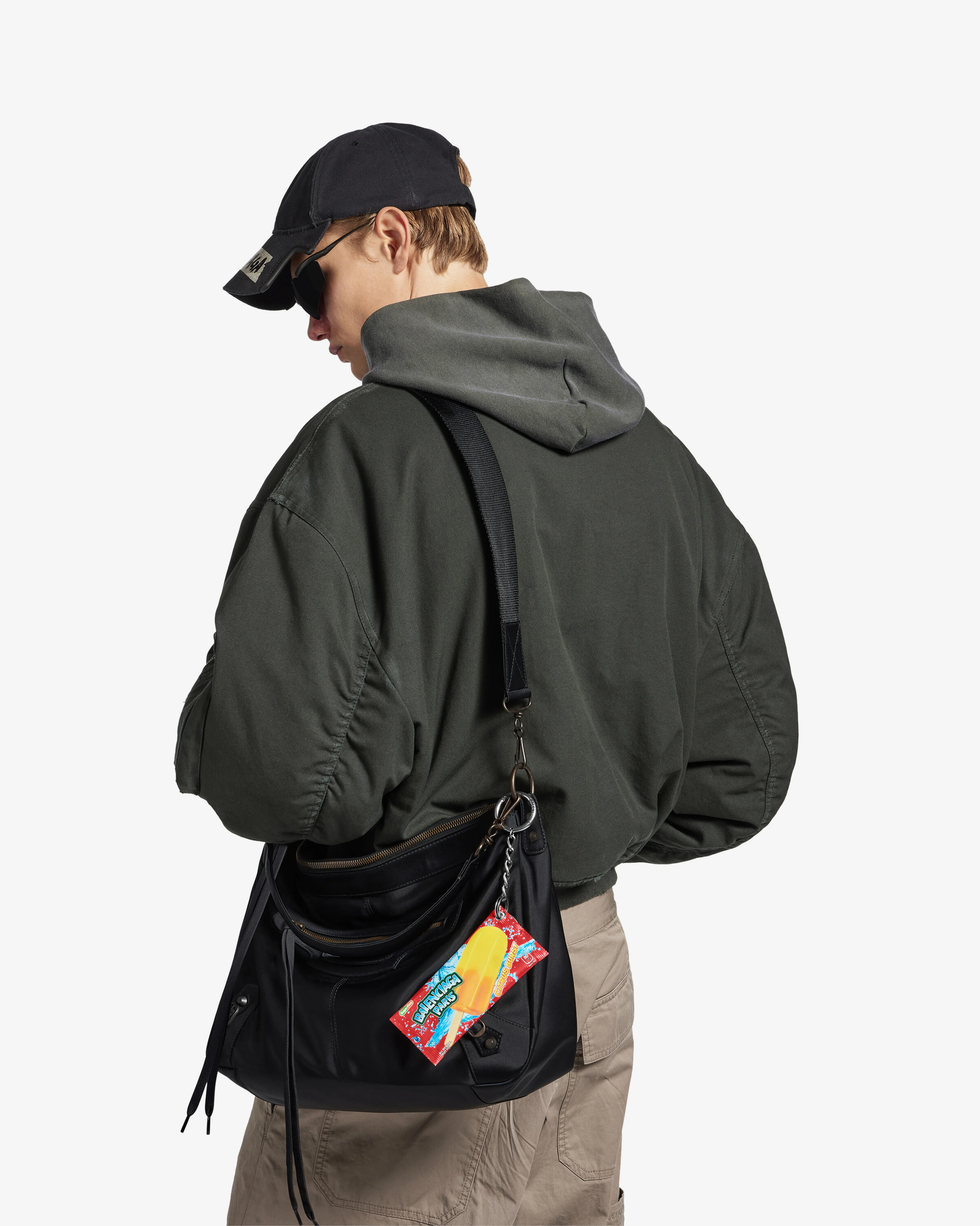 Balenciaga  - Men's Keyring Snack Pouch - (Red) - Image 4