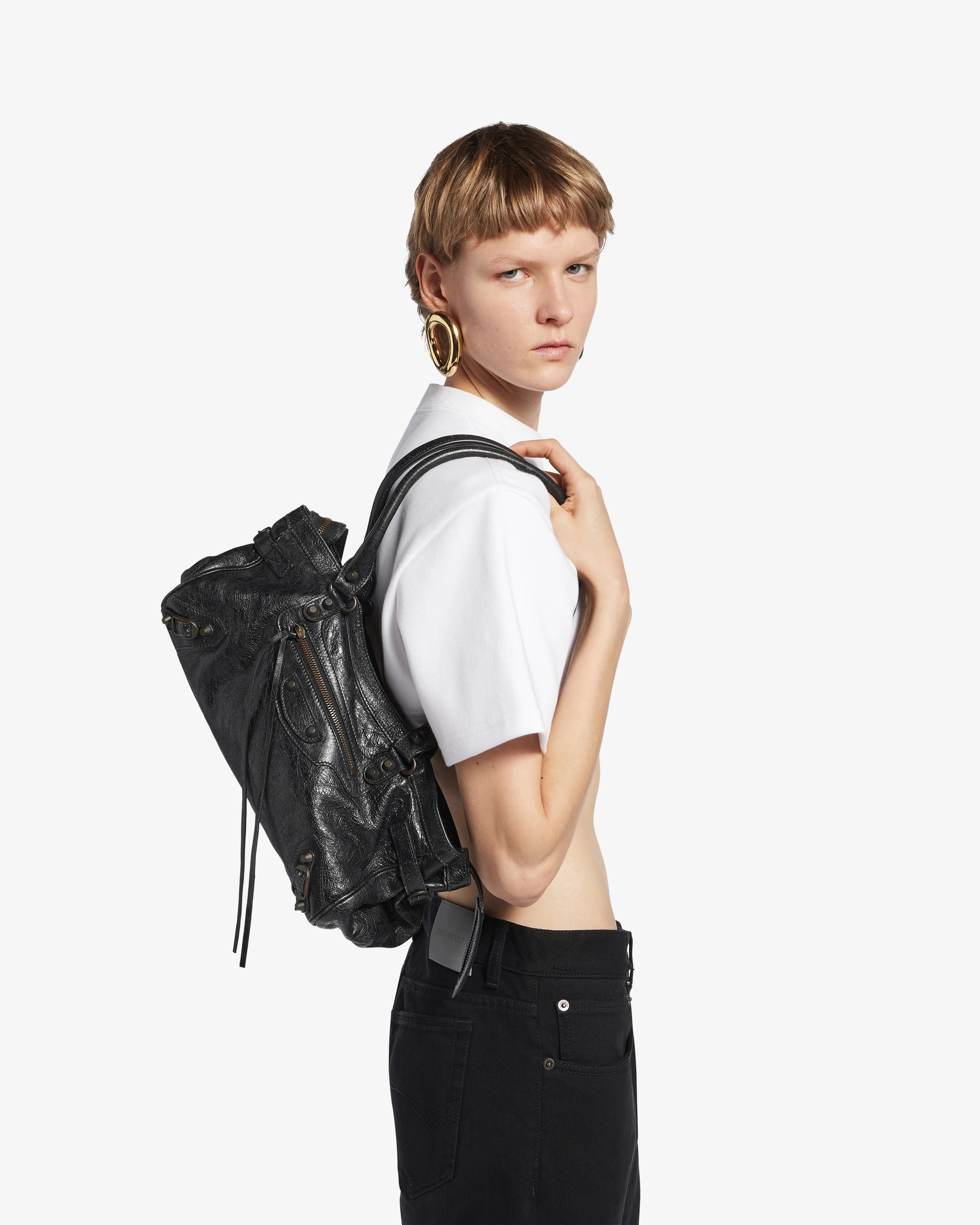 Balenciaga - Women's Le City Bag East West - (Black) - Image 8