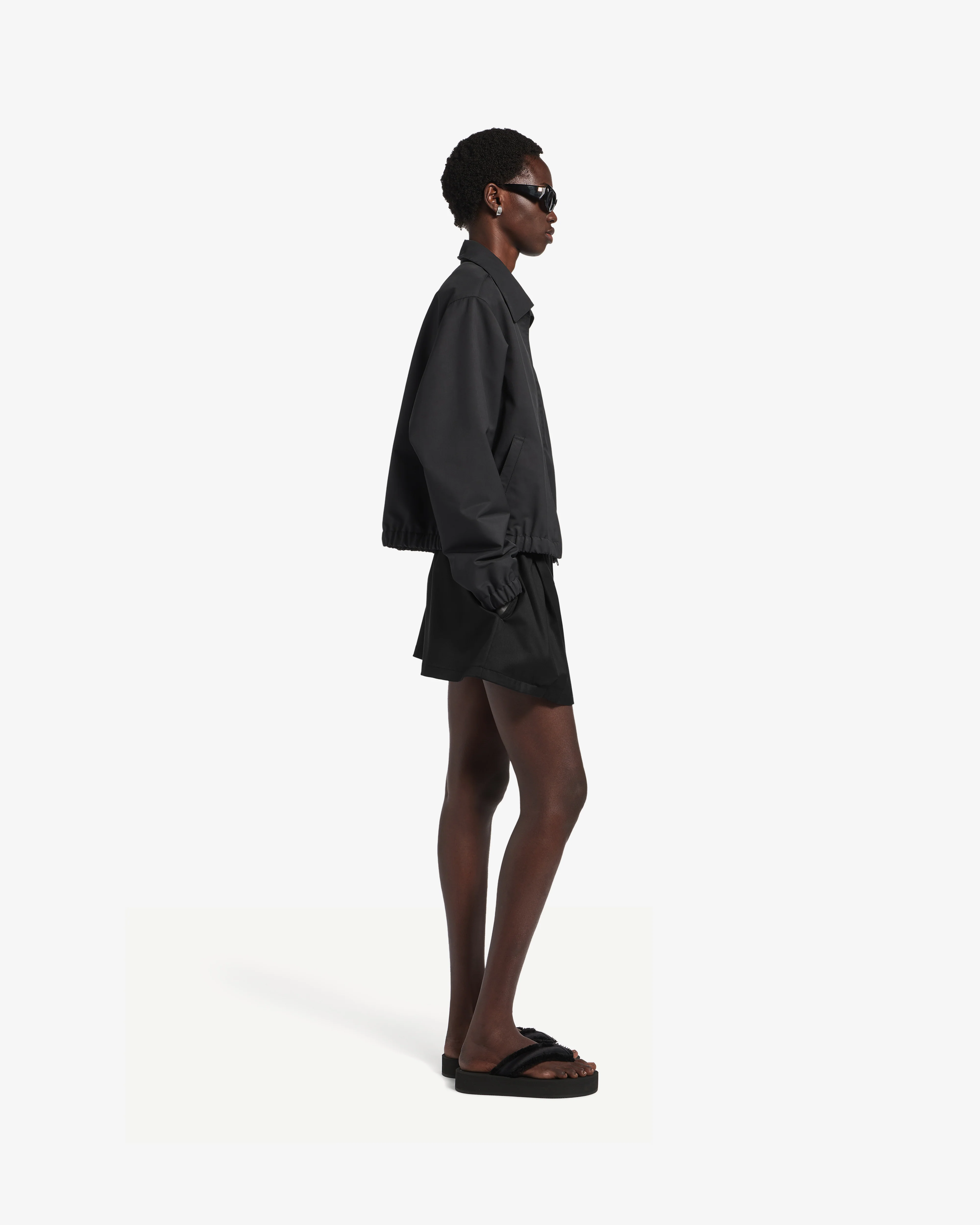 Balenciaga - Women's A-Line Boxer Shorts - (Black) - Image 4