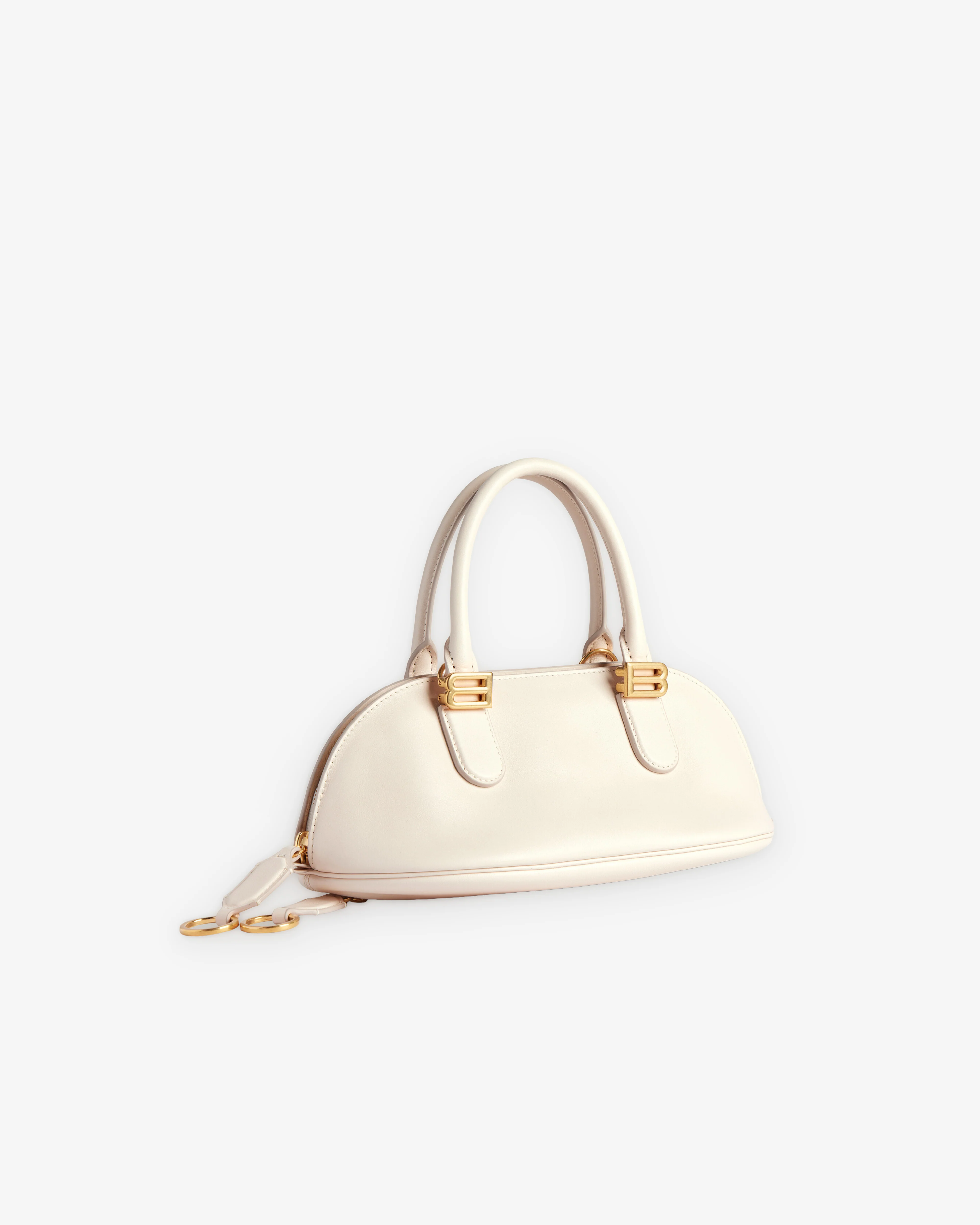 Balenciaga - Women's Mini Bolero Bowling Bag - (Cream) - Image 2