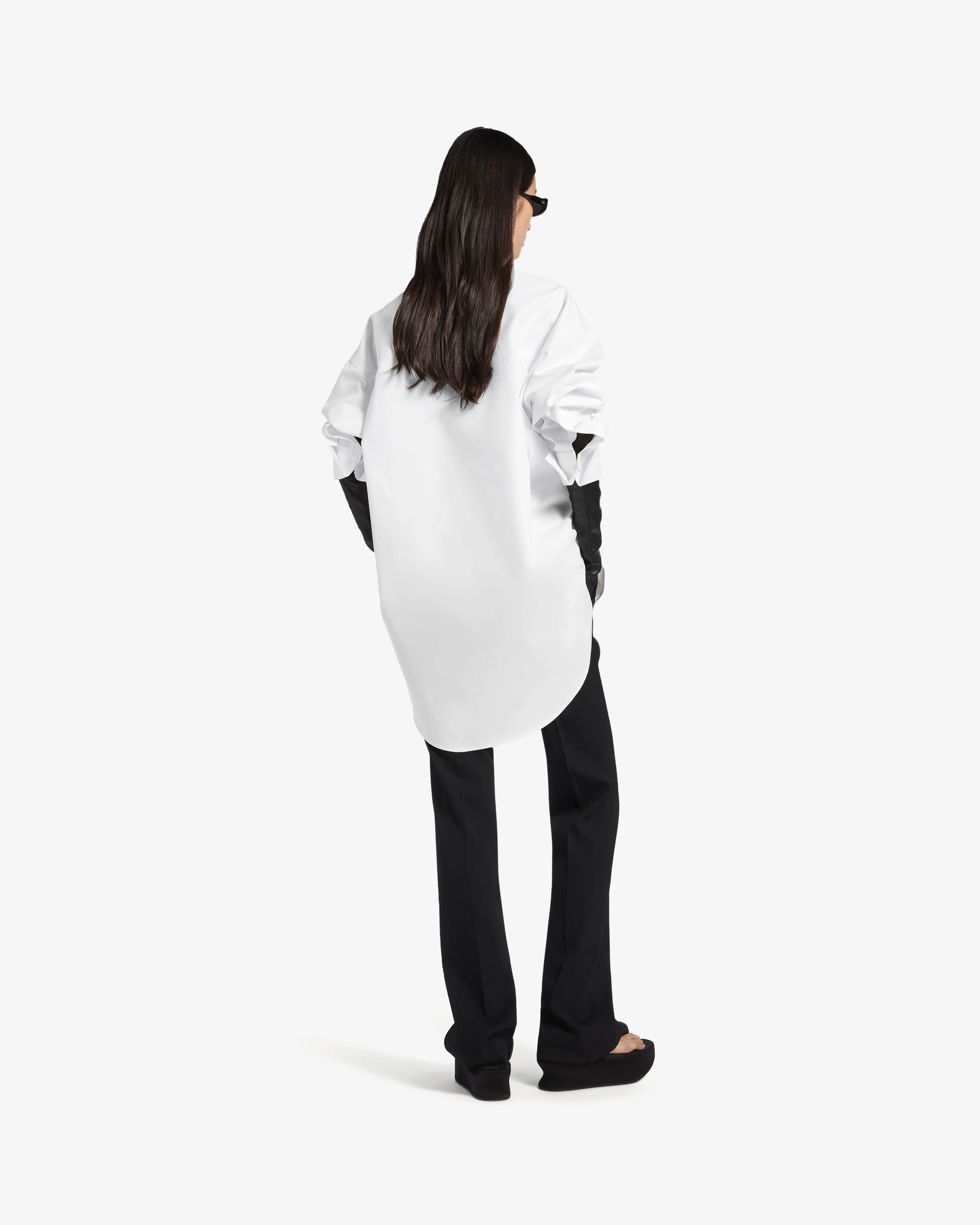 Balenciaga  - Women's Classic Shirt - (White) - Image 3