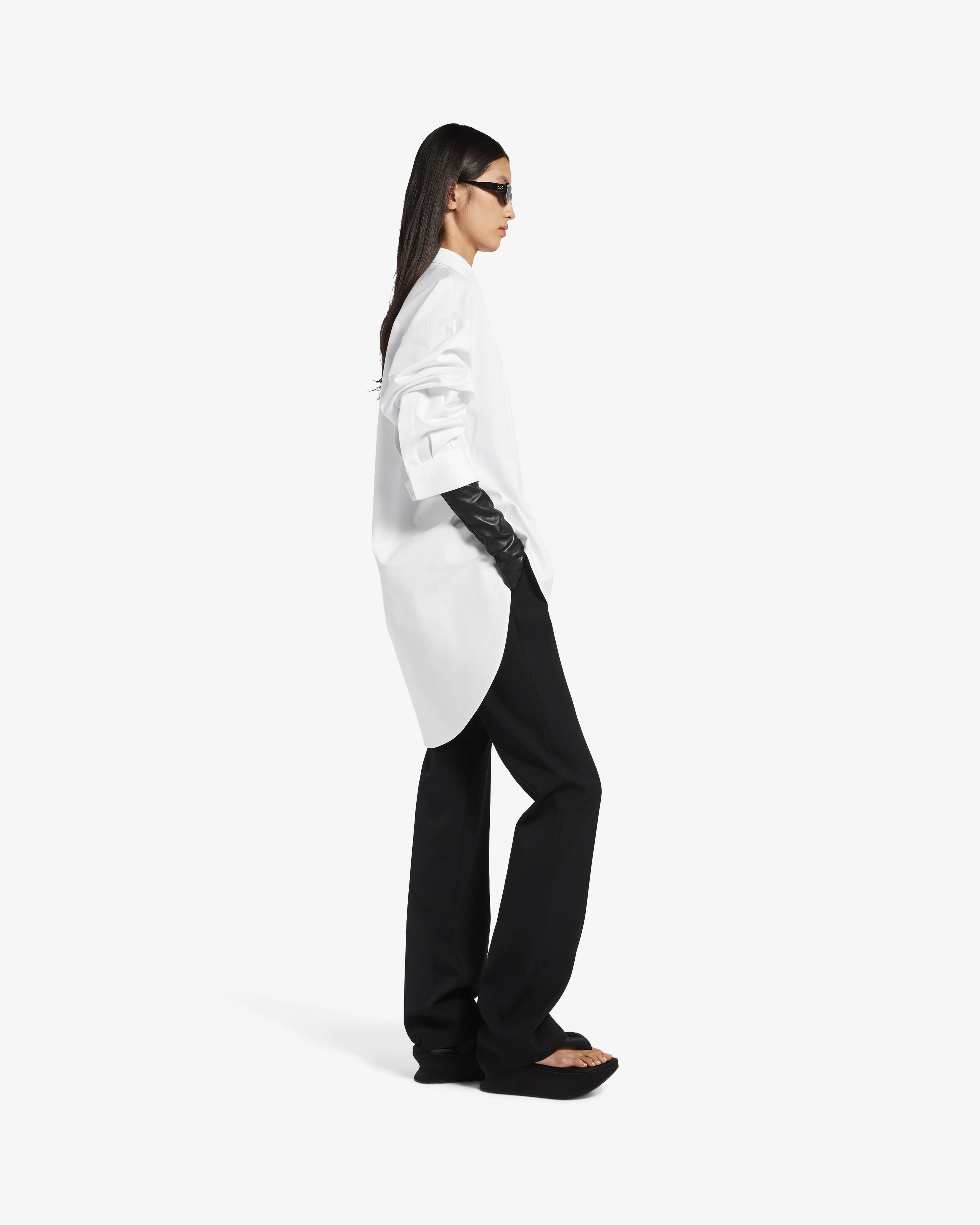 Balenciaga  - Women's Classic Shirt - (White) - Image 4