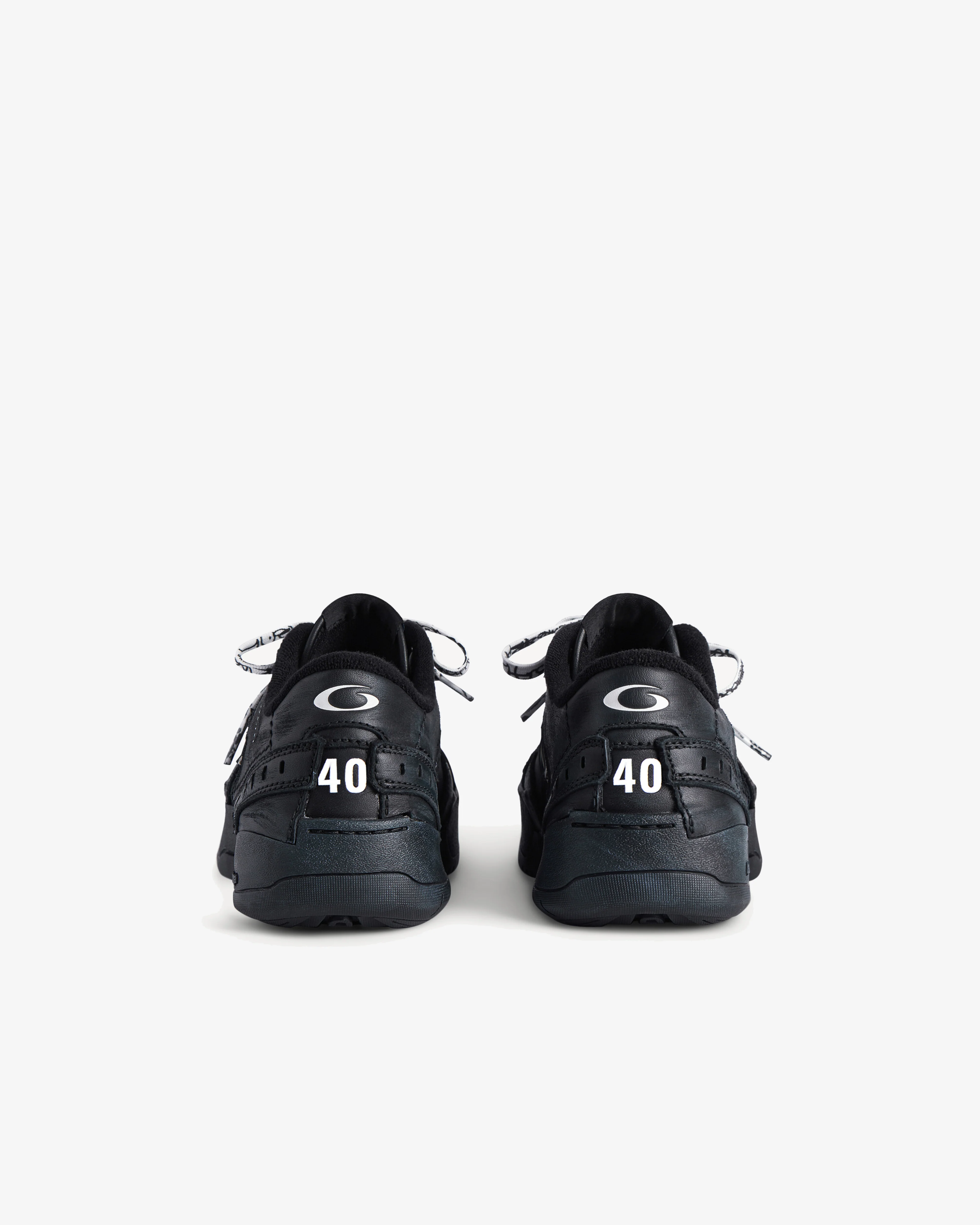 Balenciaga  - Women's Hamptons Platform Trainers - (Black) - Image 4