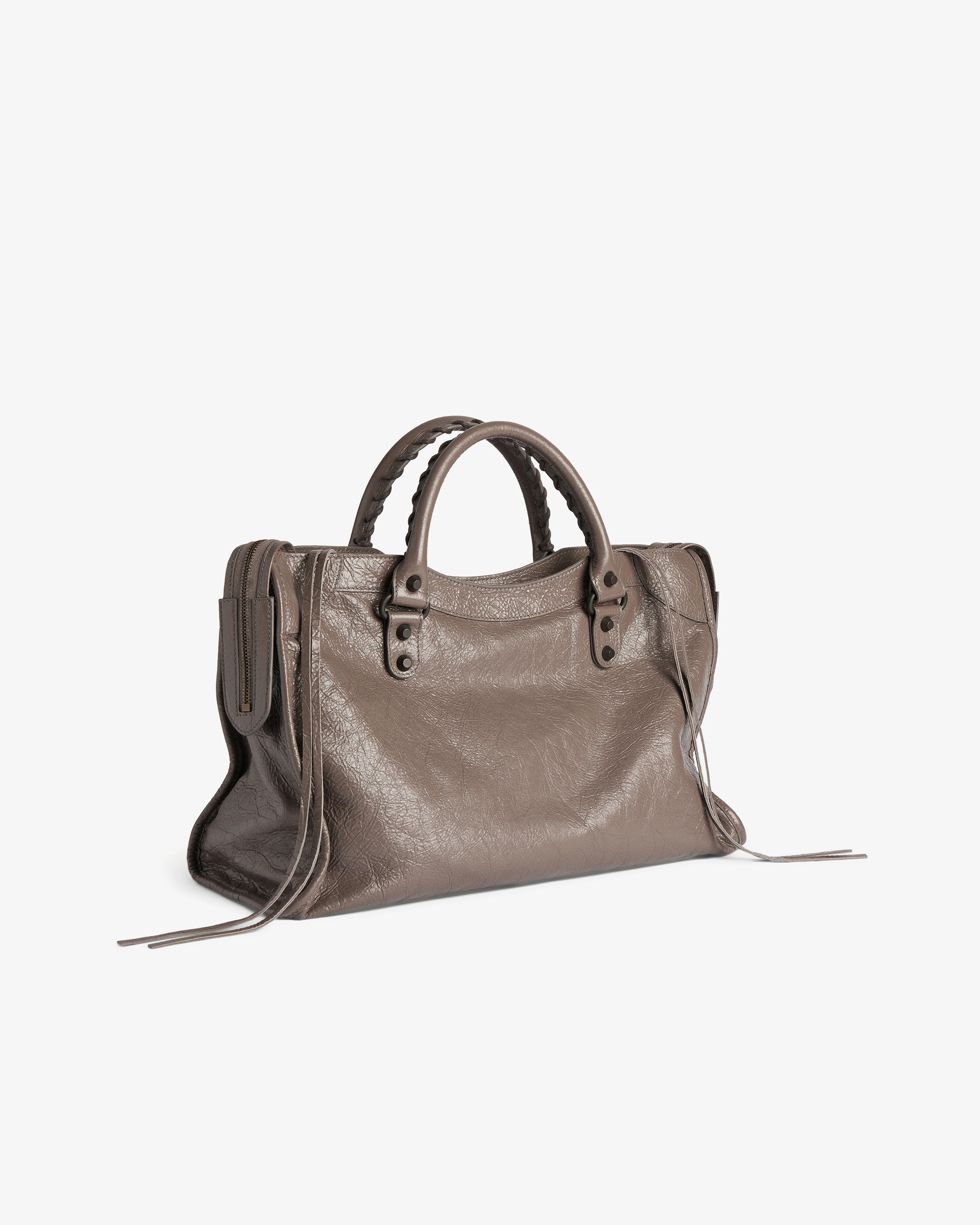 Balenciaga - Women's Le City Bag Medium - (Dark Noix) - Image 6