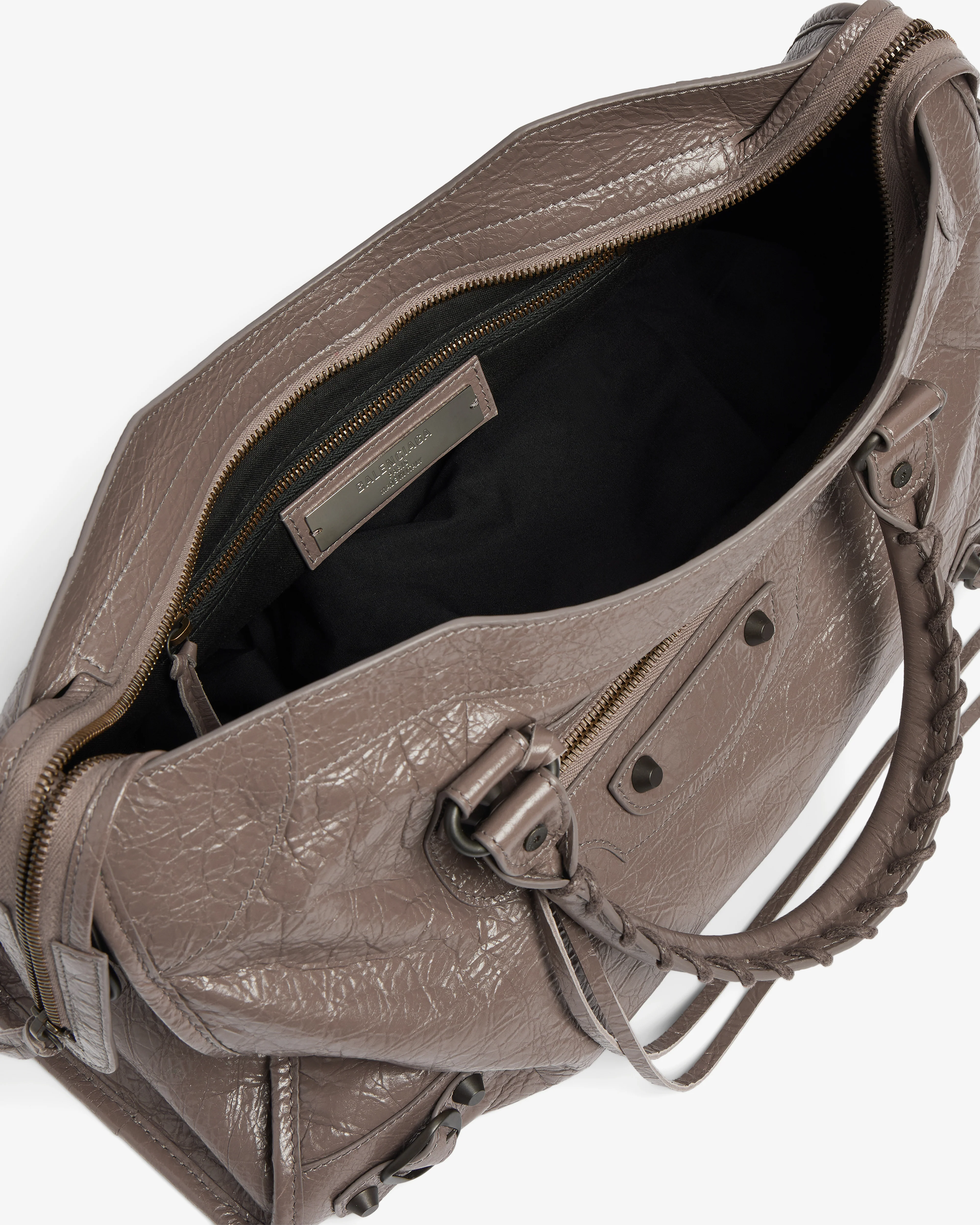 Balenciaga - Women's Le City Bag Medium - (Dark Noix) - Image 7